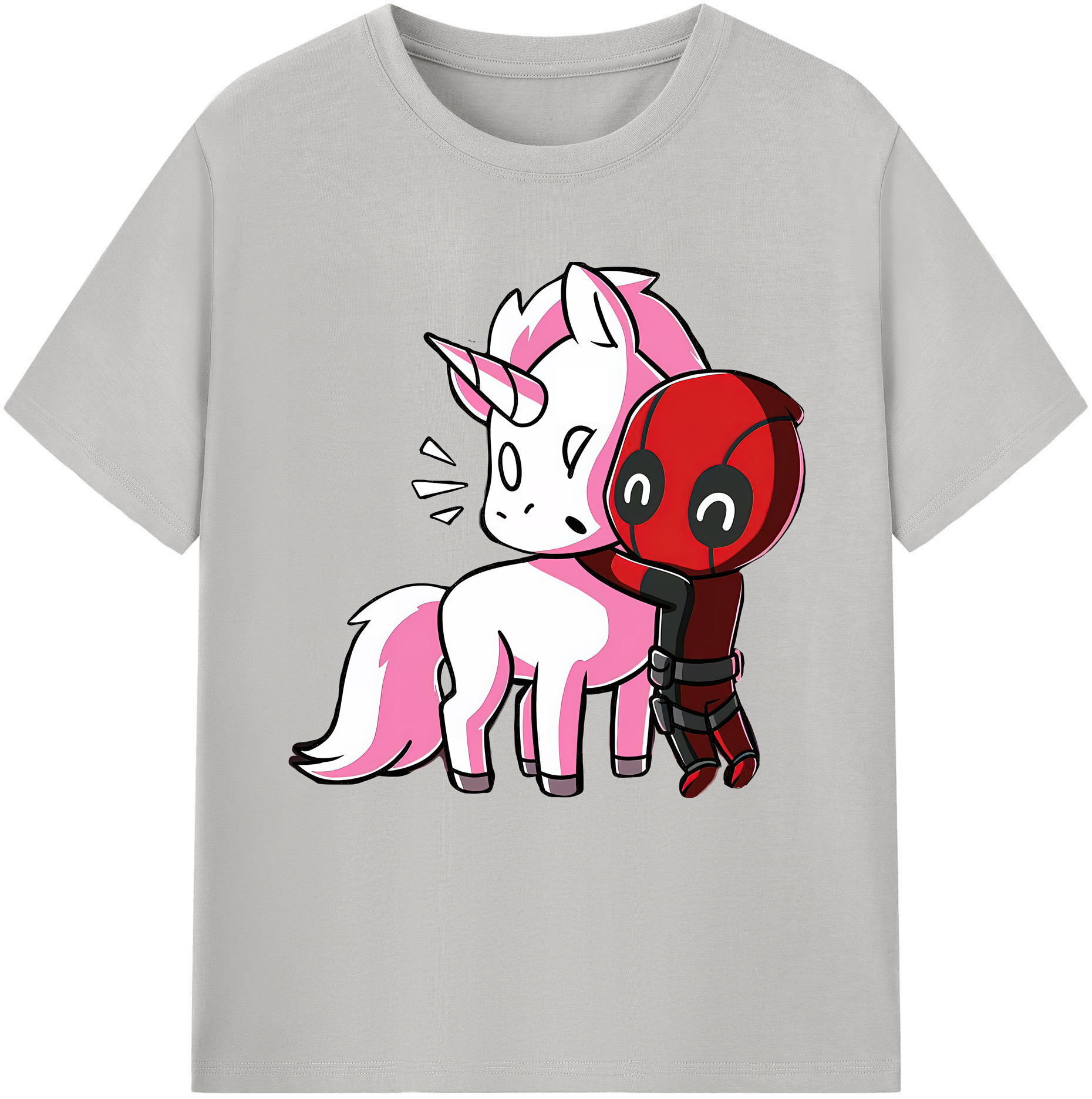 （画像用） Deadpool デッドプール 綿100％半袖Tシャツ（フロントプリント）