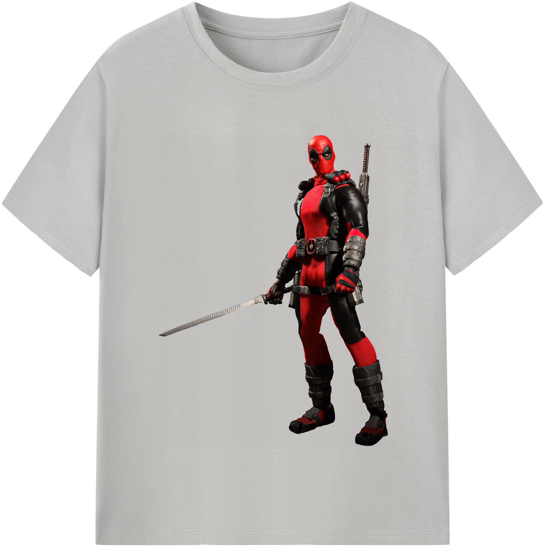 （画像用） Deadpool デッドプール 綿100％半袖Tシャツ（フロントプリント）