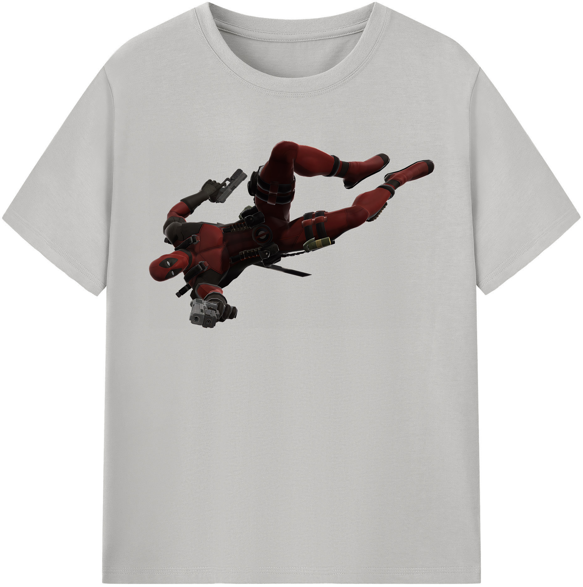 （画像用） Deadpool デッドプール 綿100％半袖Tシャツ（フロントプリント）