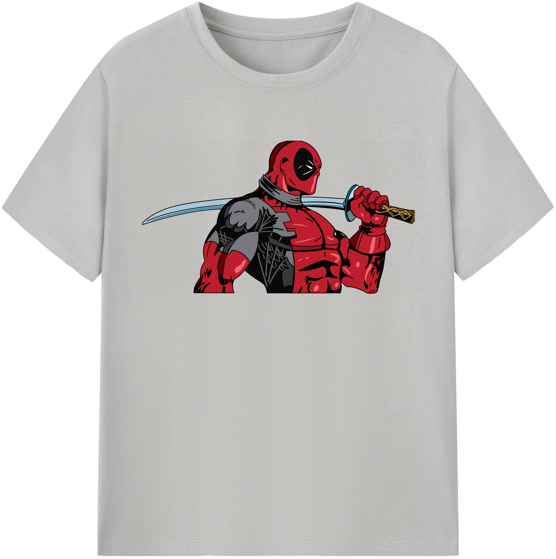 （画像用） Deadpool デッドプール 綿100％半袖Tシャツ（フロントプリント）