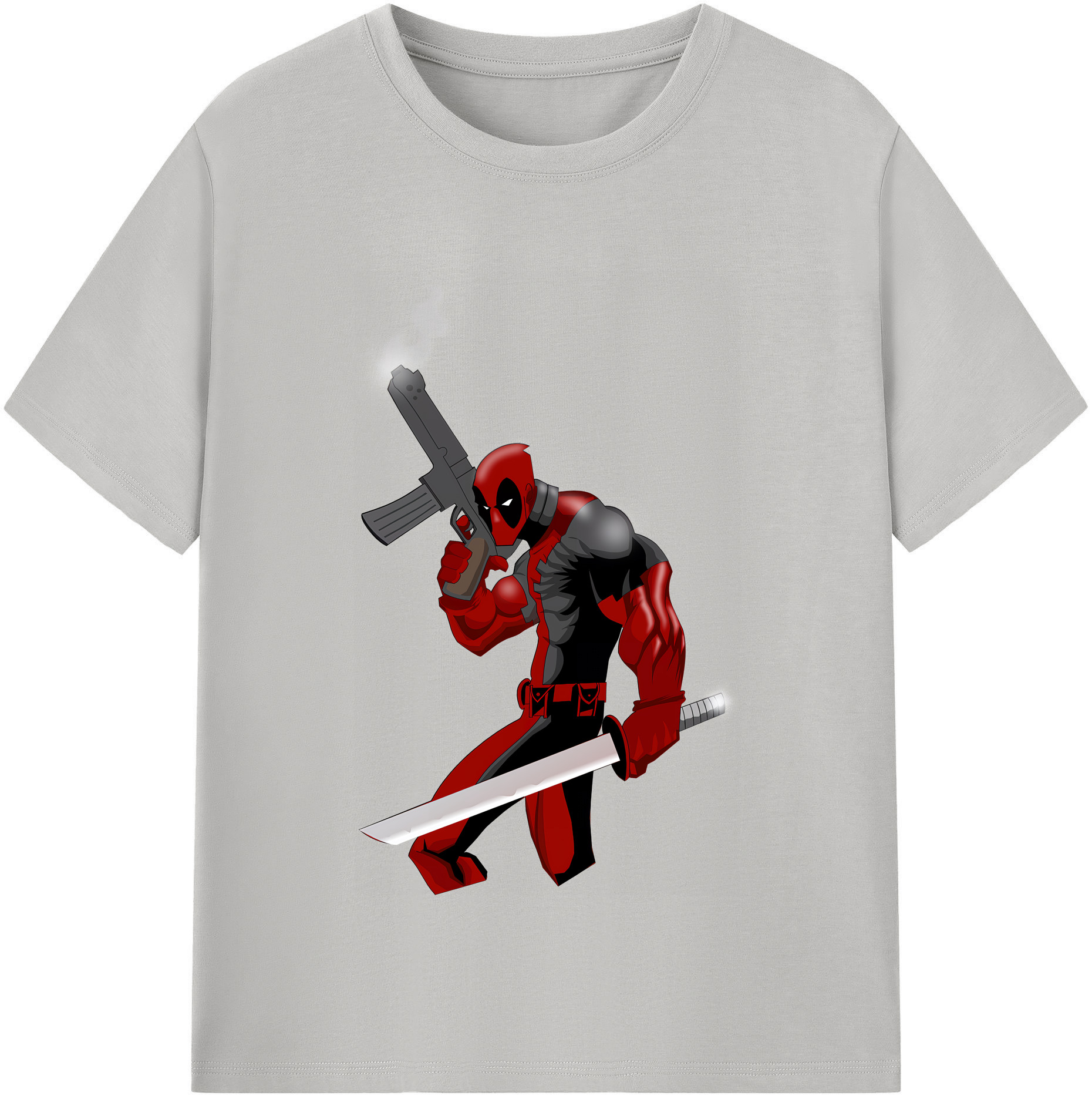 （画像用） Deadpool デッドプール 綿100％半袖Tシャツ（フロントプリント）