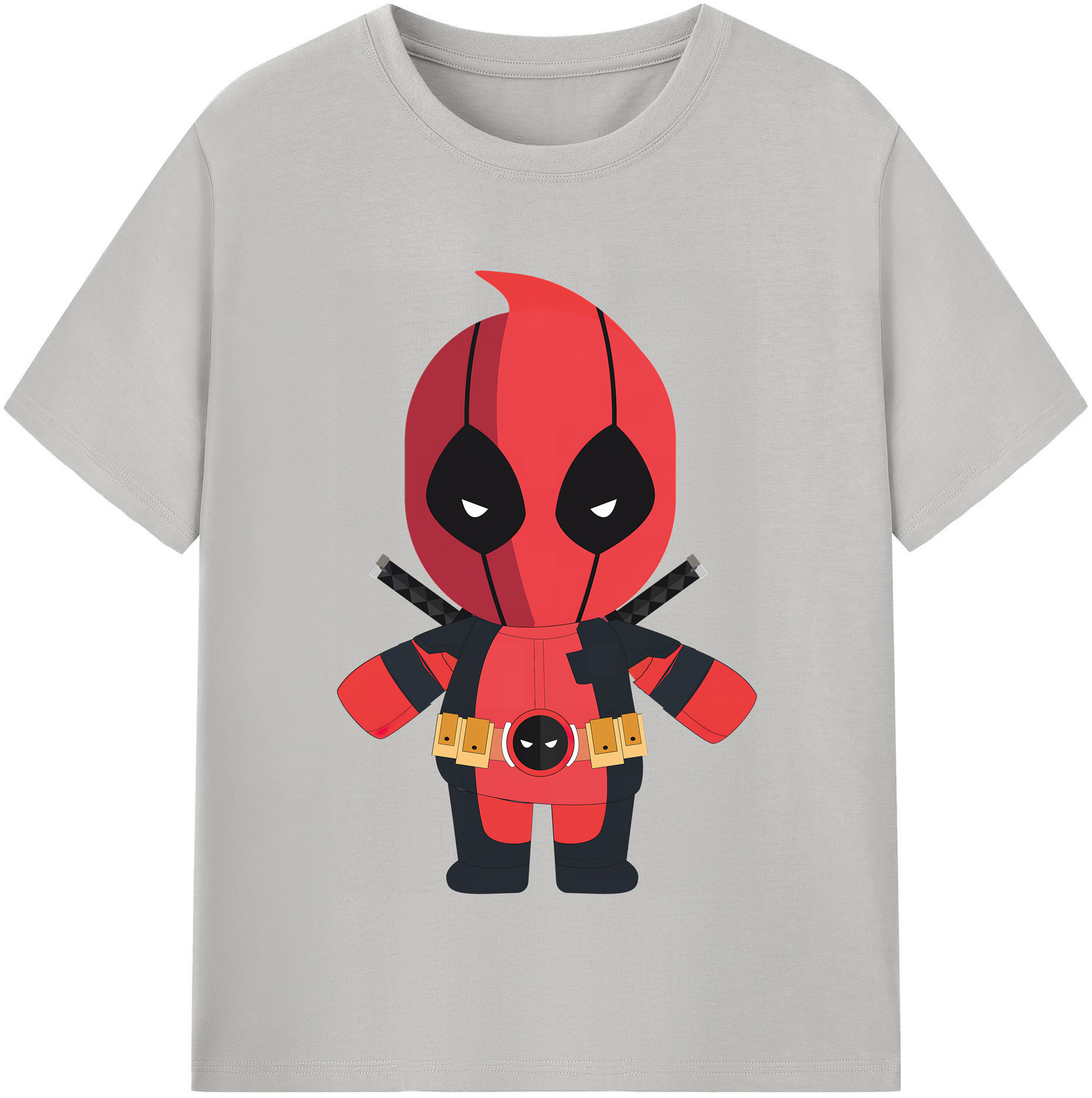 （画像用） Deadpool デッドプール 綿100％半袖Tシャツ（フロントプリント）