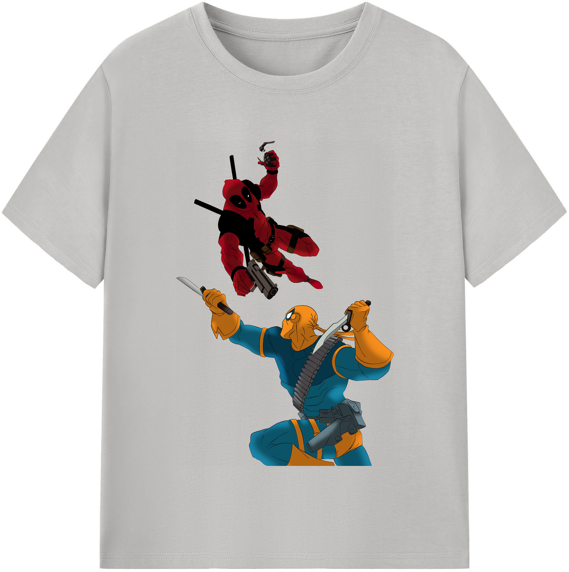 （画像用） Deadpool デッドプール 綿100％半袖Tシャツ（フロントプリント）
