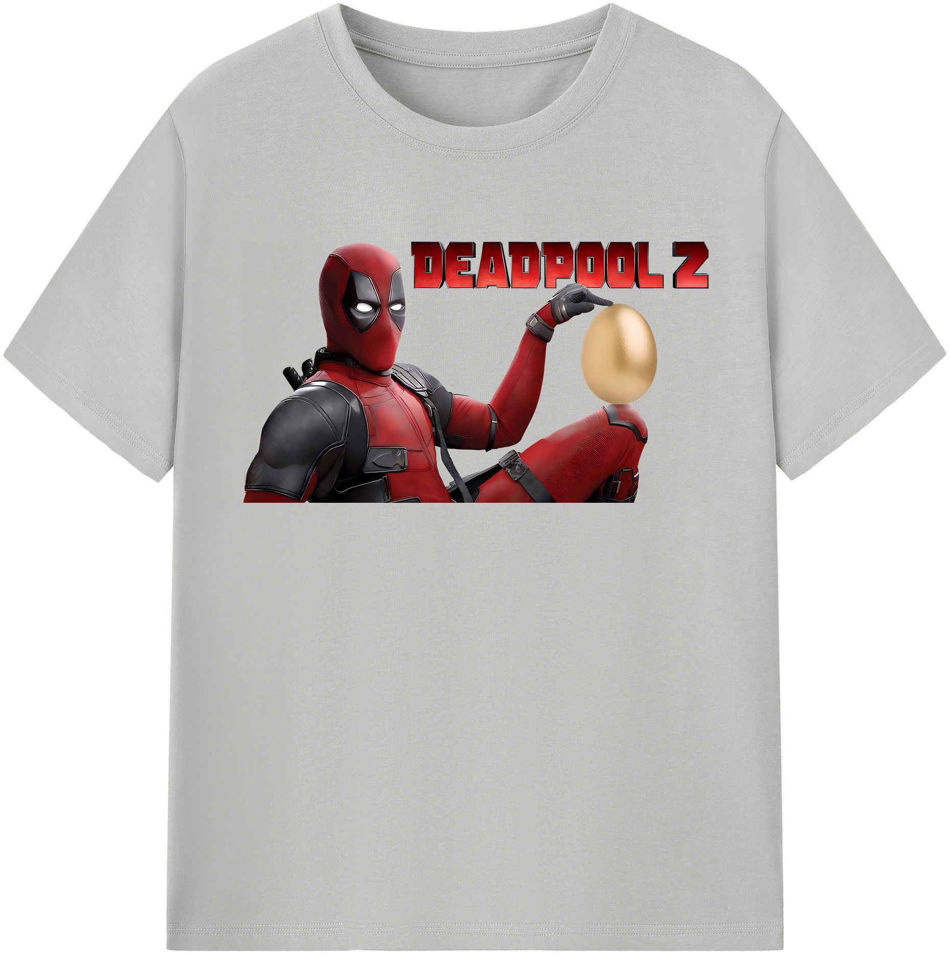 （画像用） Deadpool デッドプール 綿100％半袖Tシャツ（フロントプリント）