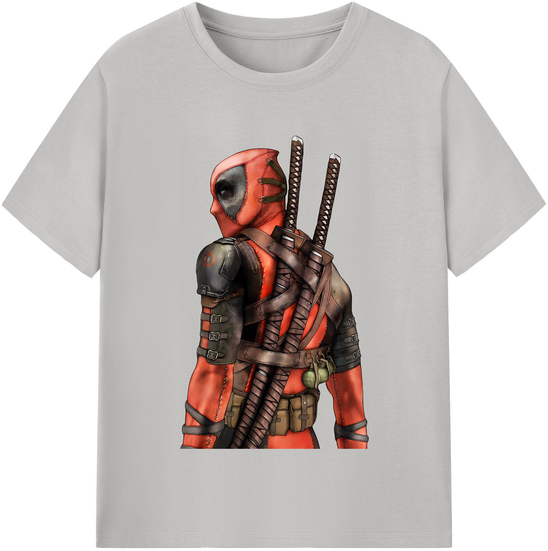 （画像用） Deadpool デッドプール 綿100％半袖Tシャツ（フロントプリント）