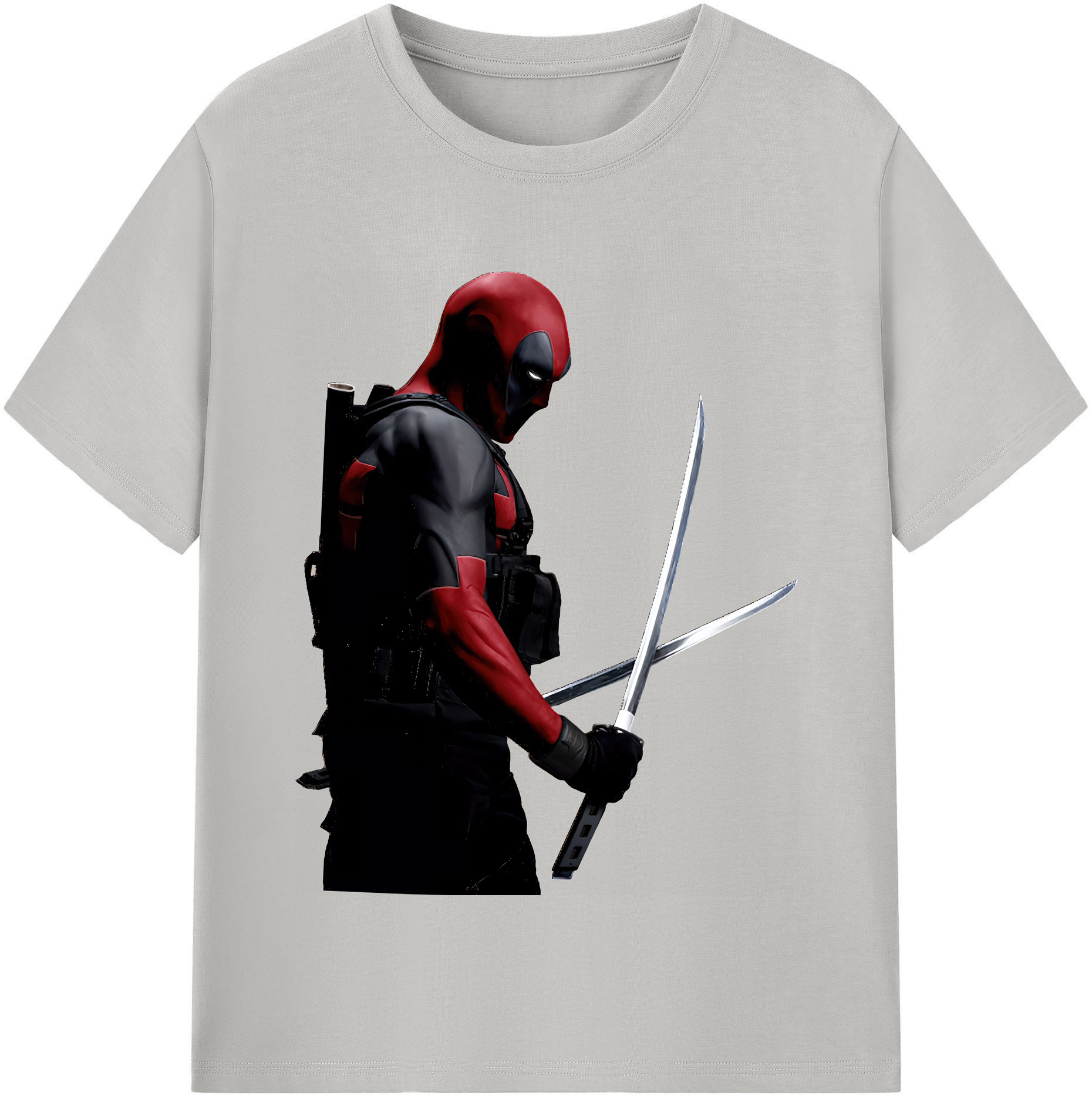 （画像用） Deadpool デッドプール 綿100％半袖Tシャツ（フロントプリント）
