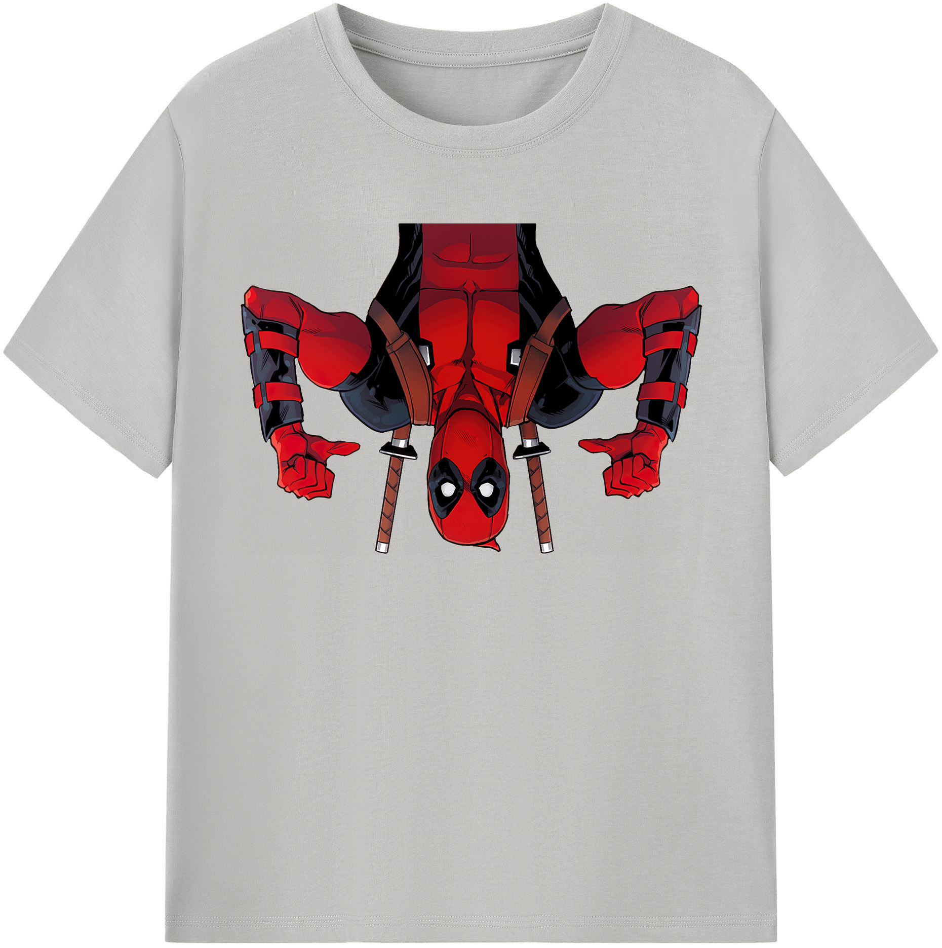 （画像用） Deadpool デッドプール 綿100％半袖Tシャツ（フロントプリント）