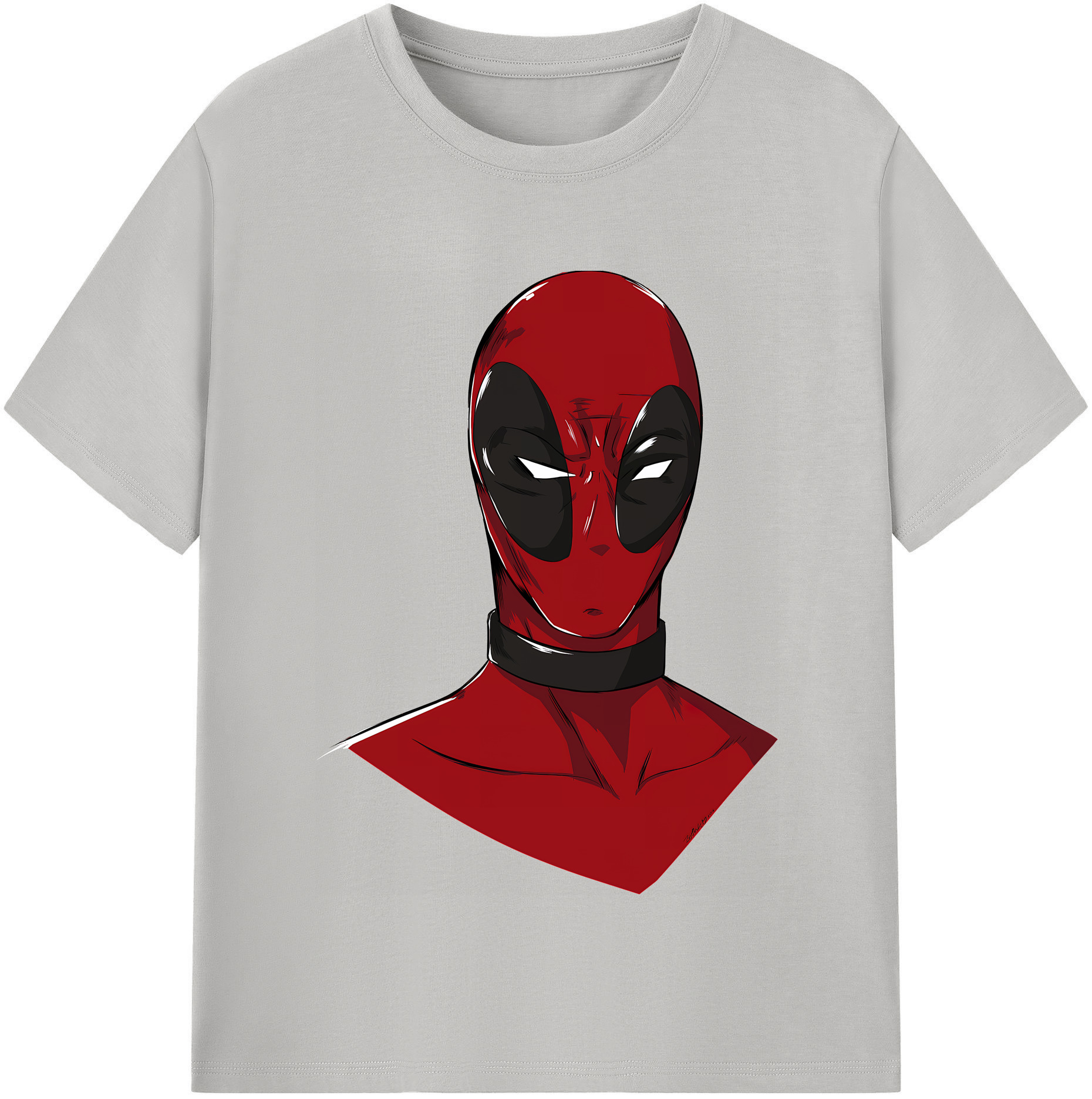 （画像用） Deadpool デッドプール 綿100％半袖Tシャツ（フロントプリント）