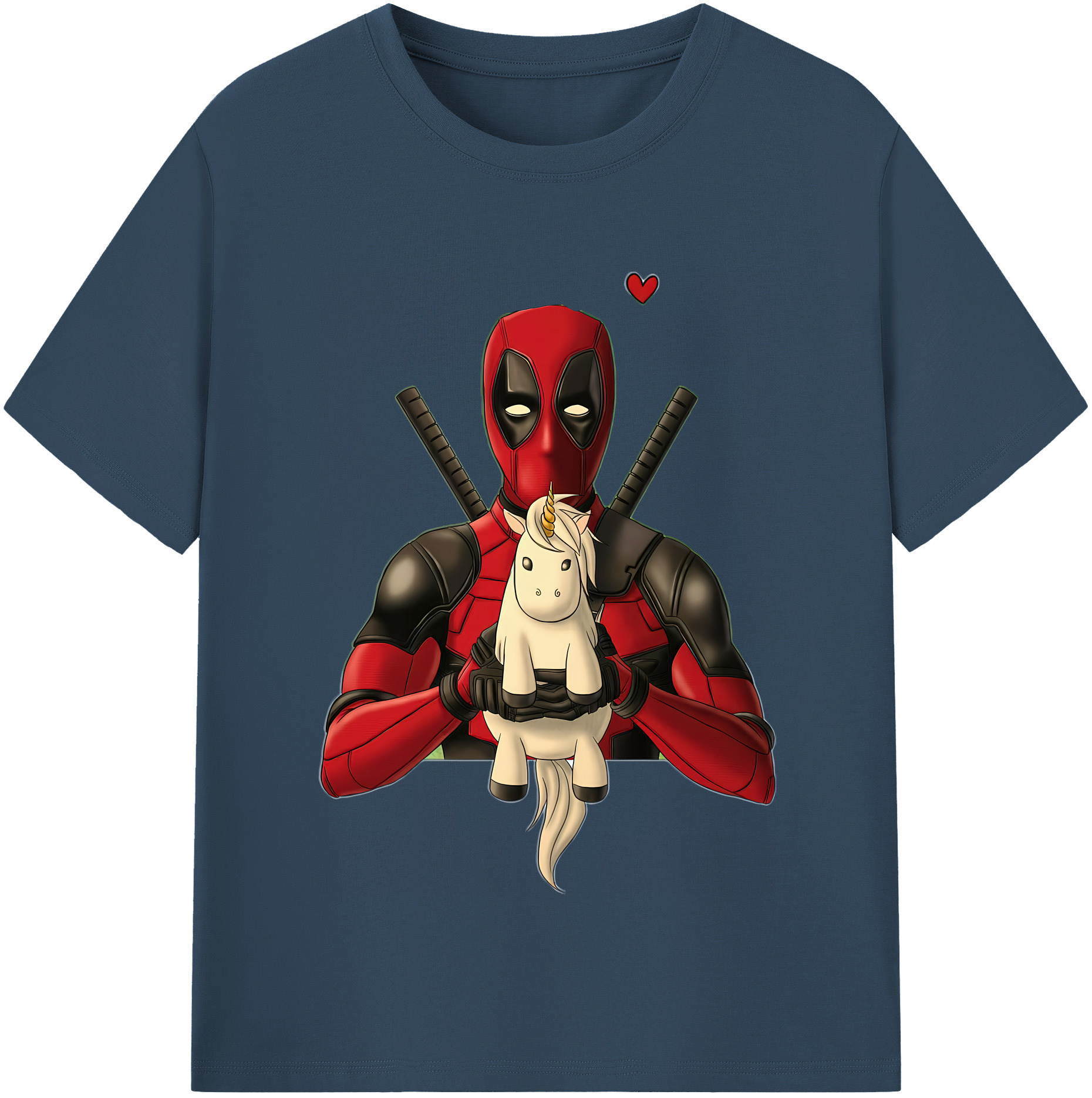 （画像用） Deadpool デッドプール 綿100％半袖Tシャツ（フロントプリント）