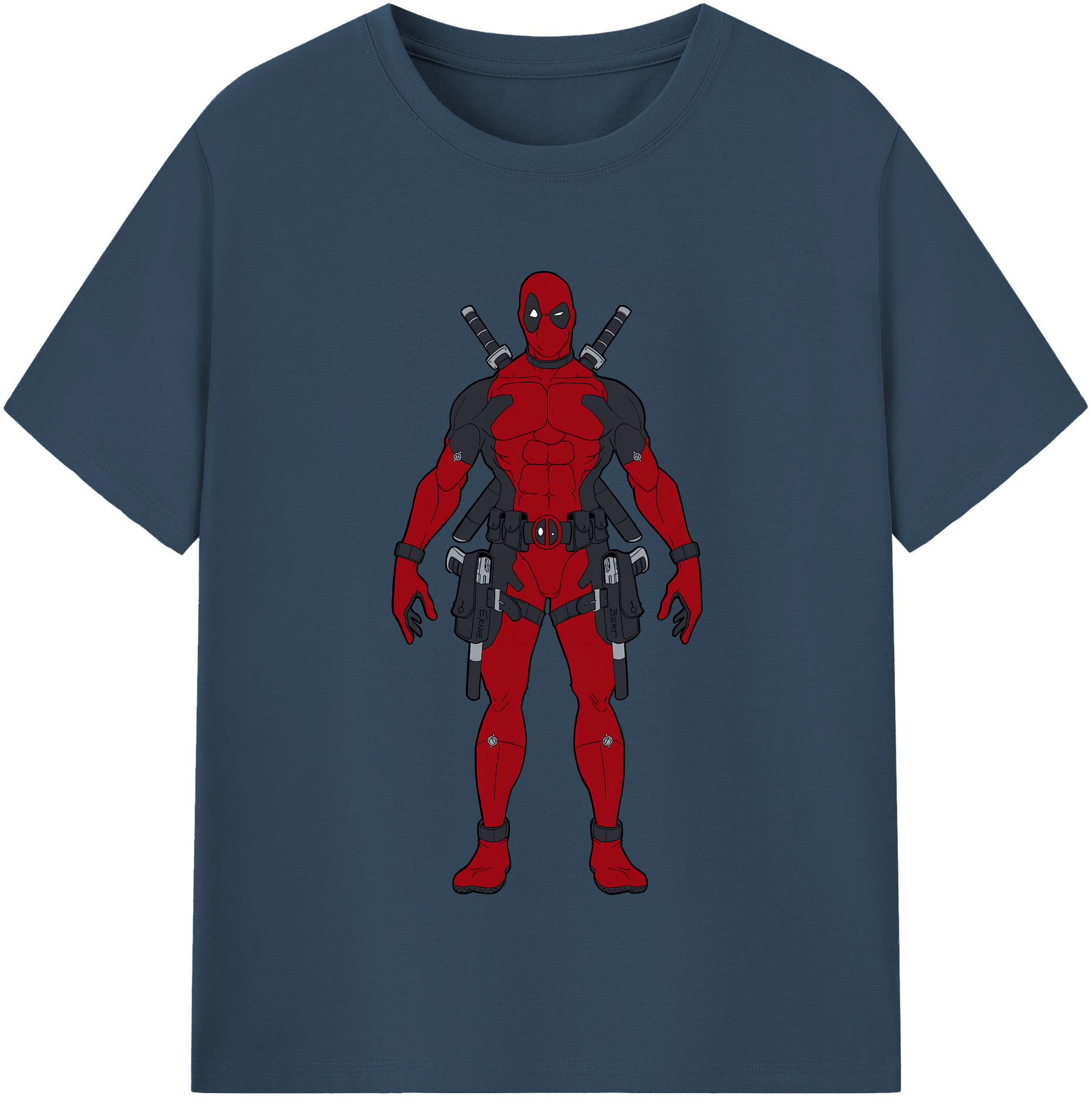 （画像用） Deadpool デッドプール 綿100％半袖Tシャツ（フロントプリント）