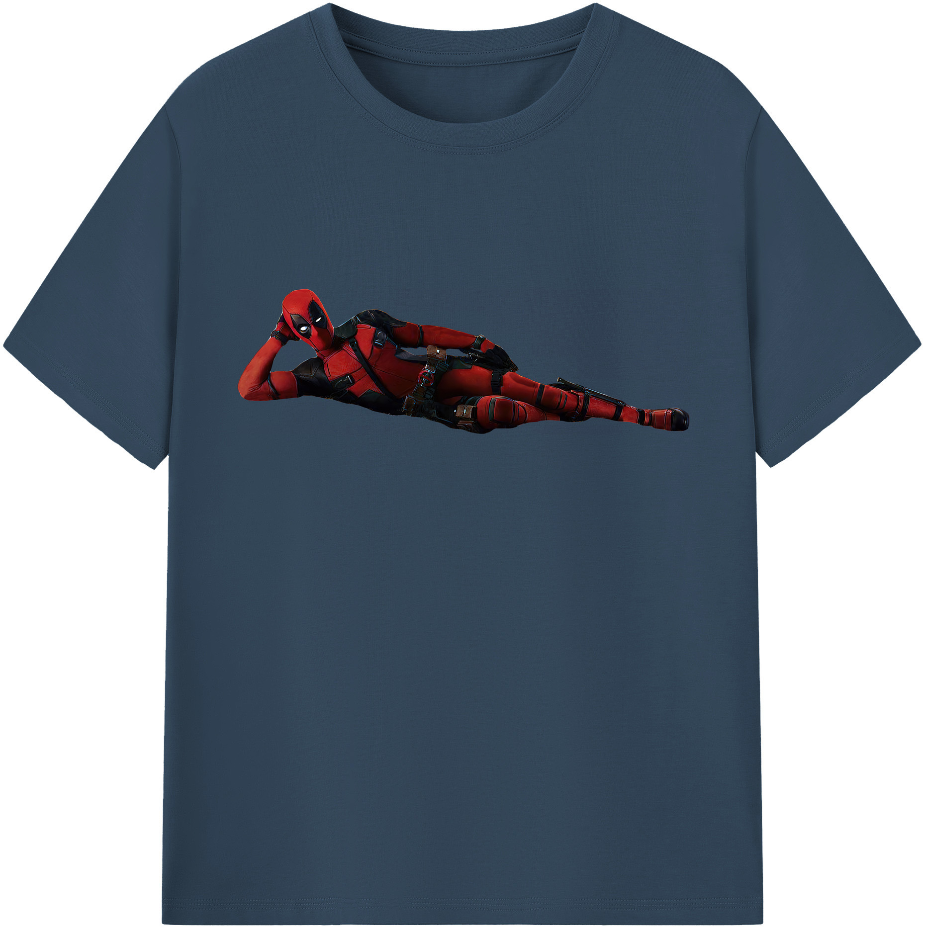 （画像用） Deadpool デッドプール 綿100％半袖Tシャツ（フロントプリント）