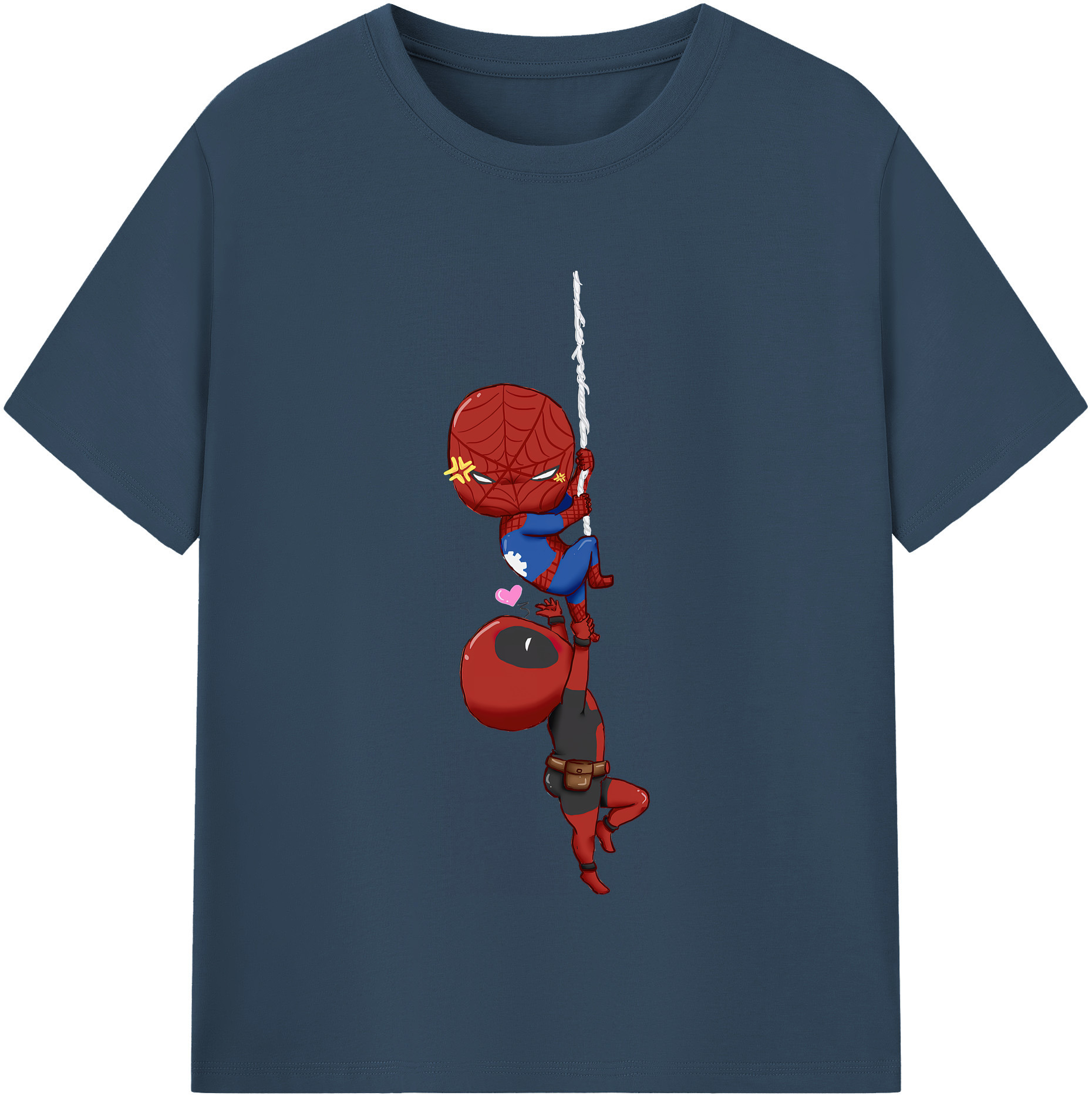 （画像用） Deadpool デッドプール 綿100％半袖Tシャツ（フロントプリント）