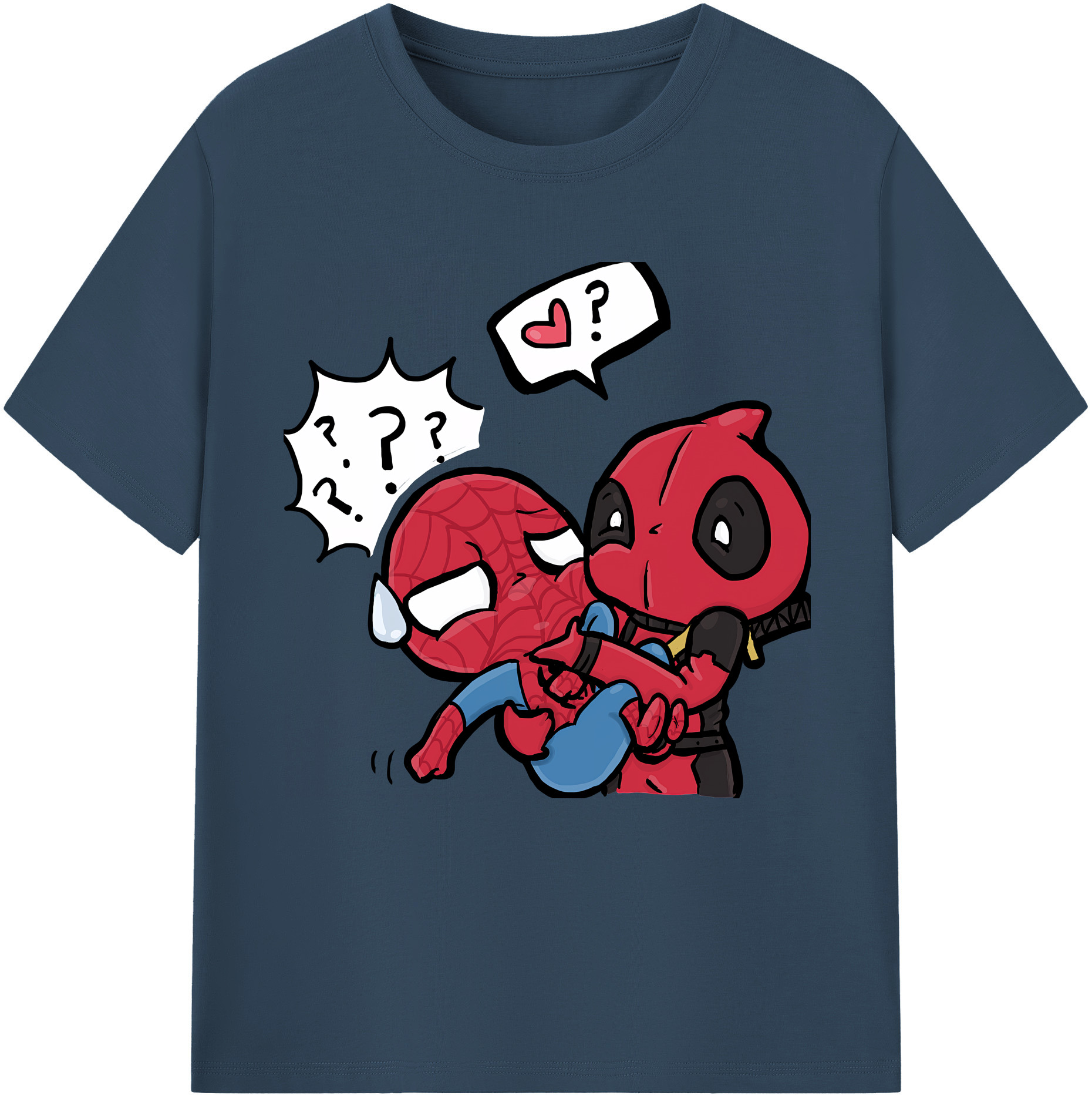 （画像用） Deadpool デッドプール 綿100％半袖Tシャツ（フロントプリント）