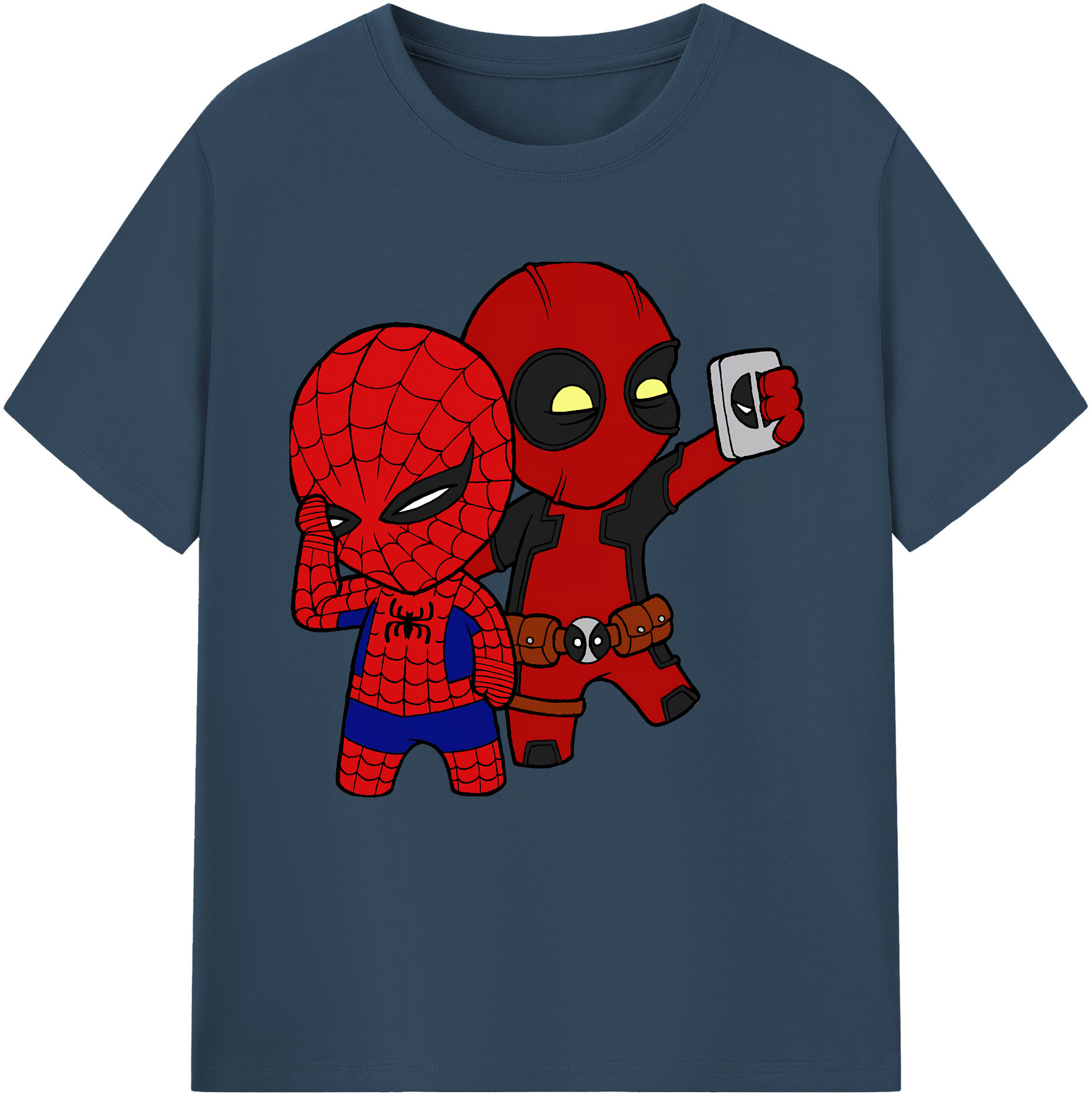（画像用） Deadpool デッドプール 綿100％半袖Tシャツ（フロントプリント）