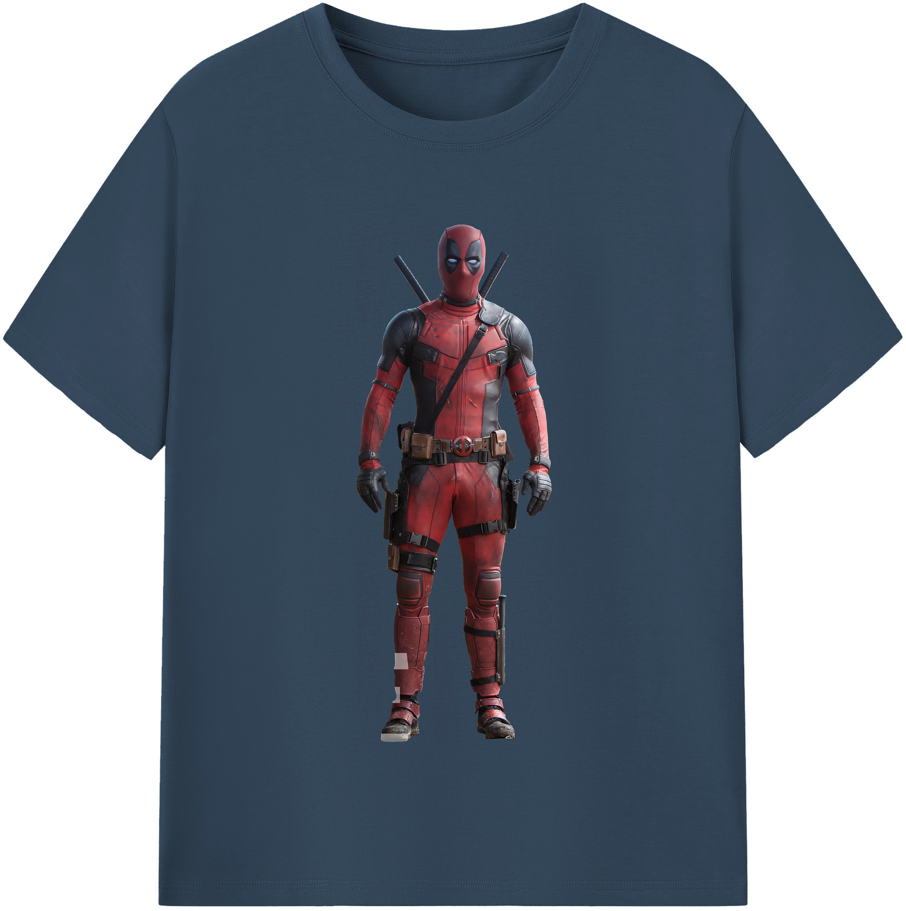 （画像用） Deadpool デッドプール 綿100％半袖Tシャツ（フロントプリント）