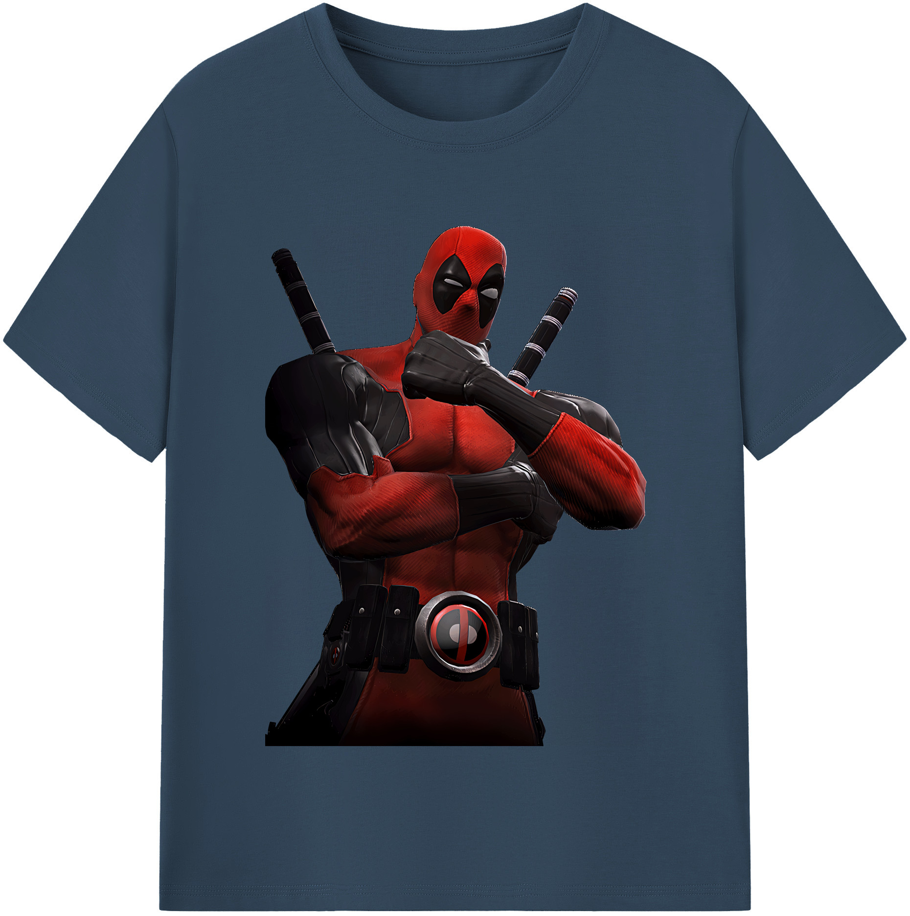 （画像用） Deadpool デッドプール 綿100％半袖Tシャツ（フロントプリント）