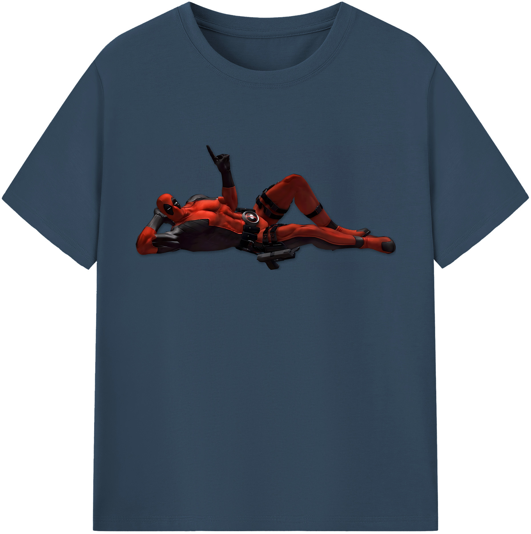 （画像用） Deadpool デッドプール 綿100％半袖Tシャツ（フロントプリント）