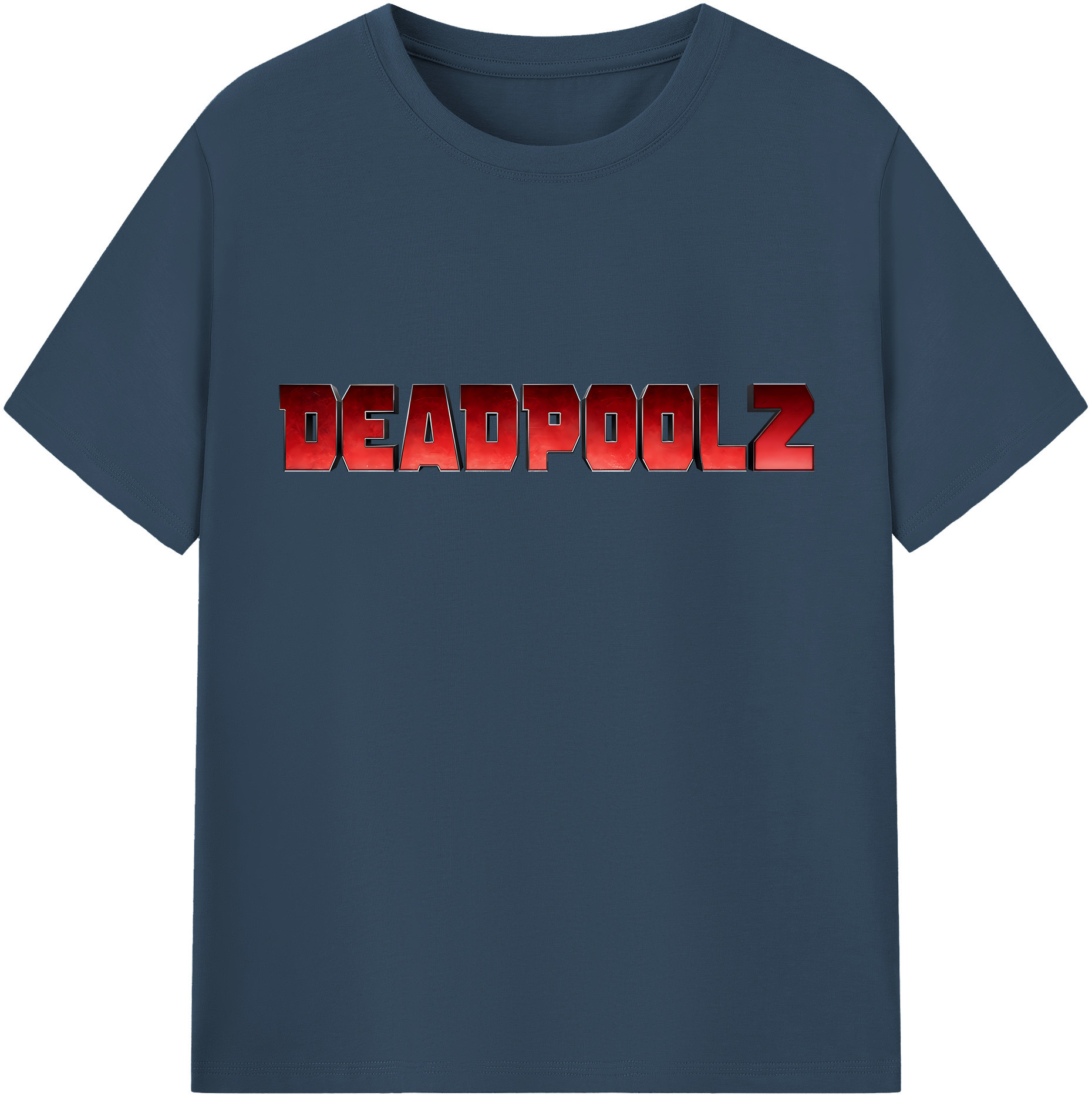（画像用） Deadpool デッドプール 綿100％半袖Tシャツ（フロントプリント）