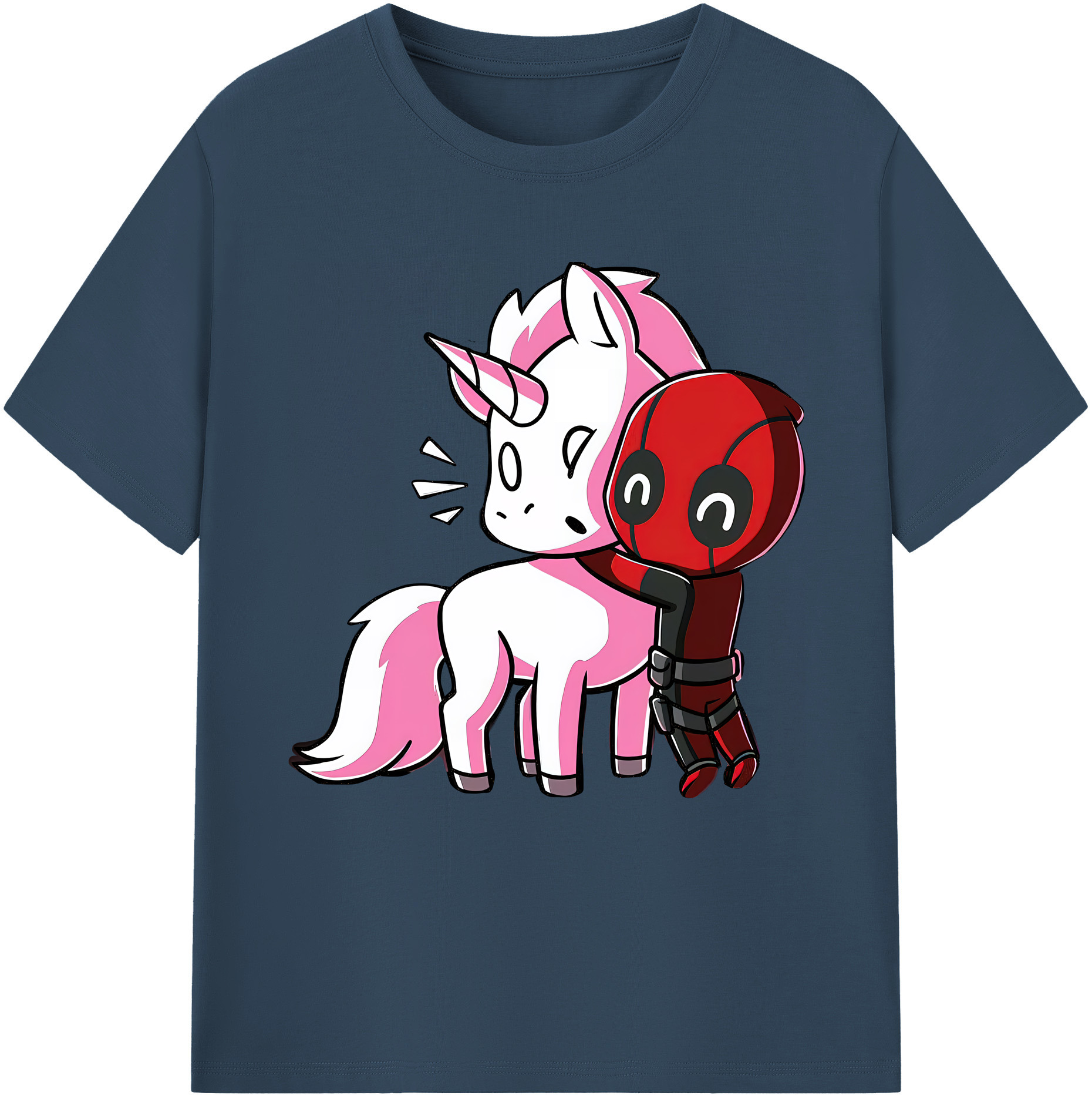 （画像用） Deadpool デッドプール 綿100％半袖Tシャツ（フロントプリント）