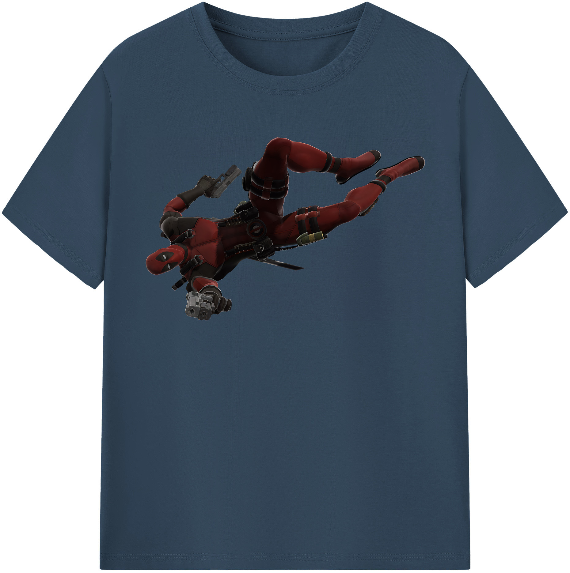 （画像用） Deadpool デッドプール 綿100％半袖Tシャツ（フロントプリント）