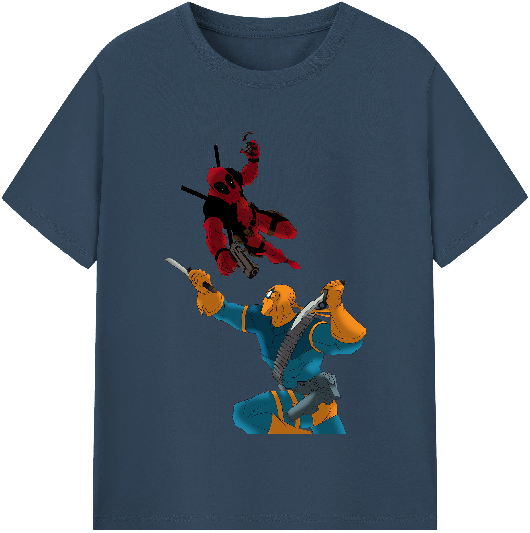 （画像用） Deadpool デッドプール 綿100％半袖Tシャツ（フロントプリント）