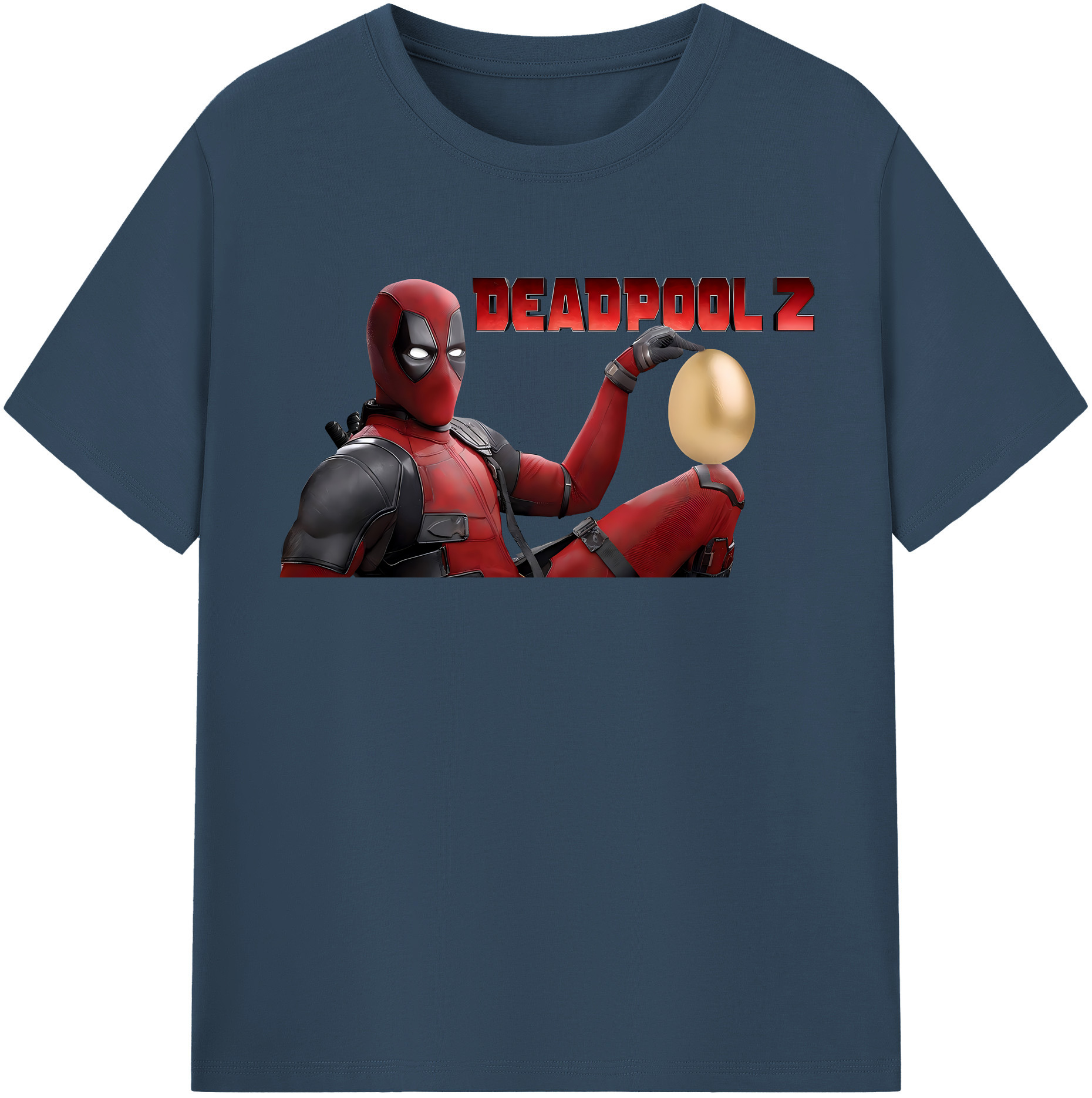 （画像用） Deadpool デッドプール 綿100％半袖Tシャツ（フロントプリント）