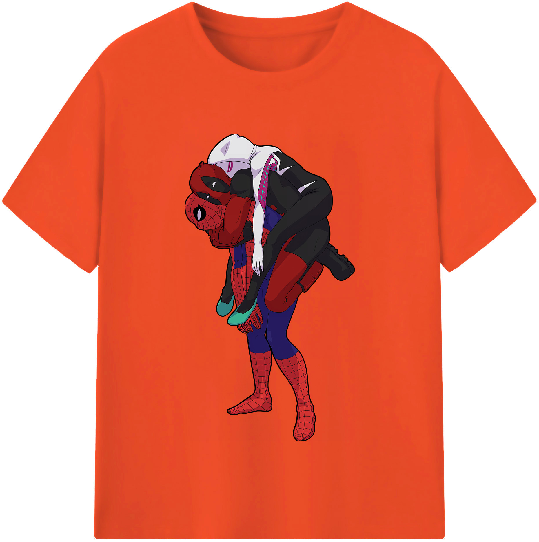 （画像用） Deadpool デッドプール 綿100％半袖Tシャツ（フロントプリント）