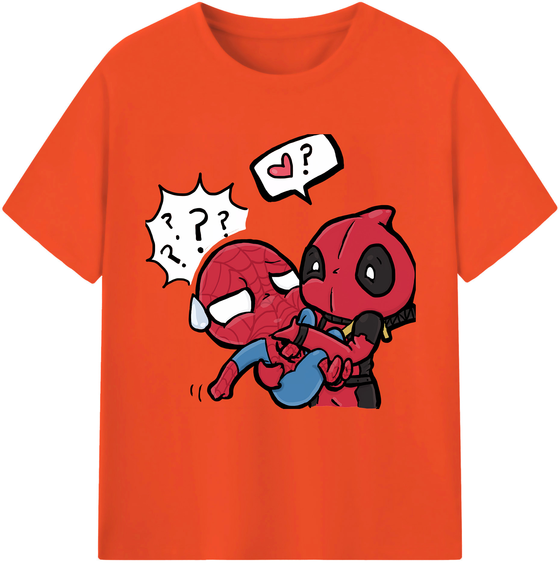 （画像用） Deadpool デッドプール 綿100％半袖Tシャツ（フロントプリント）