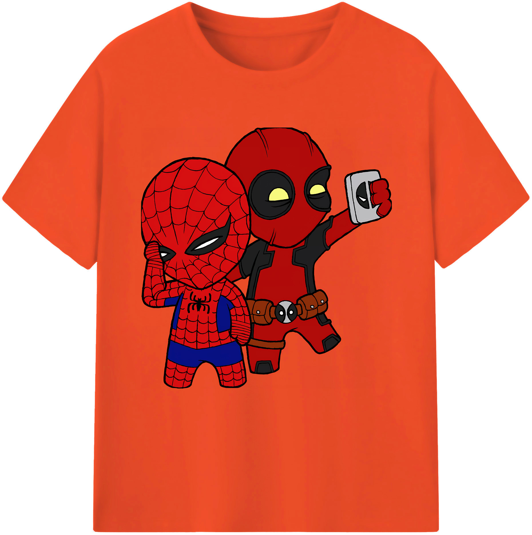 （画像用） Deadpool デッドプール 綿100％半袖Tシャツ（フロントプリント）