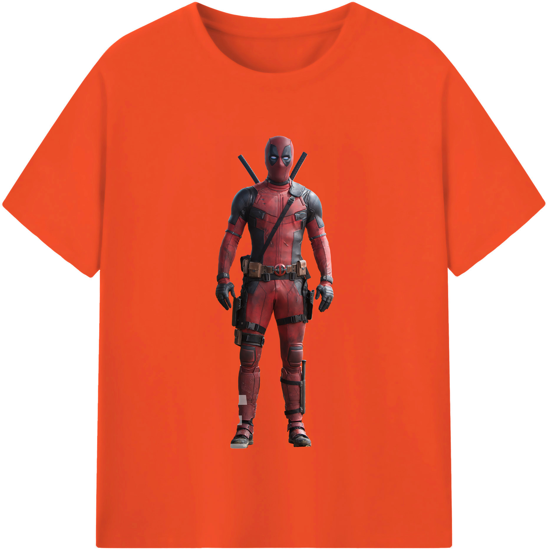 （画像用） Deadpool デッドプール 綿100％半袖Tシャツ（フロントプリント）