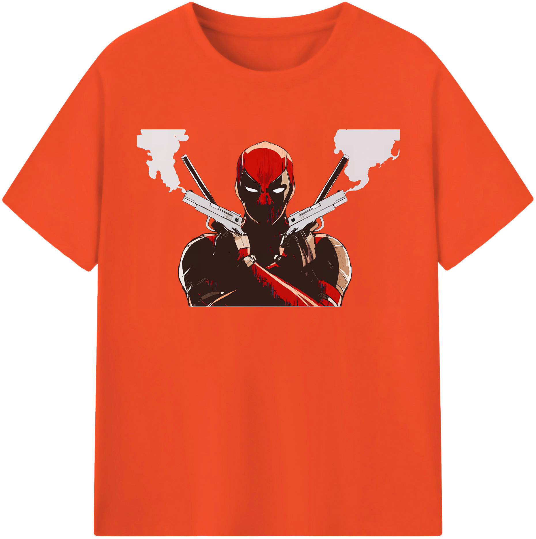 （画像用） Deadpool デッドプール 綿100％半袖Tシャツ（フロントプリント）