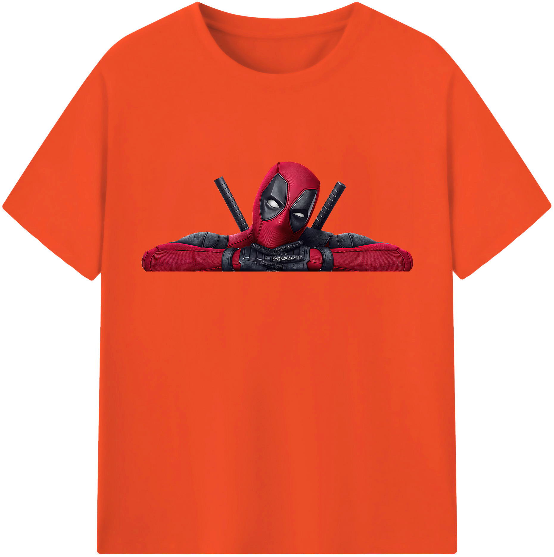 （画像用） Deadpool デッドプール 綿100％半袖Tシャツ（フロントプリント）