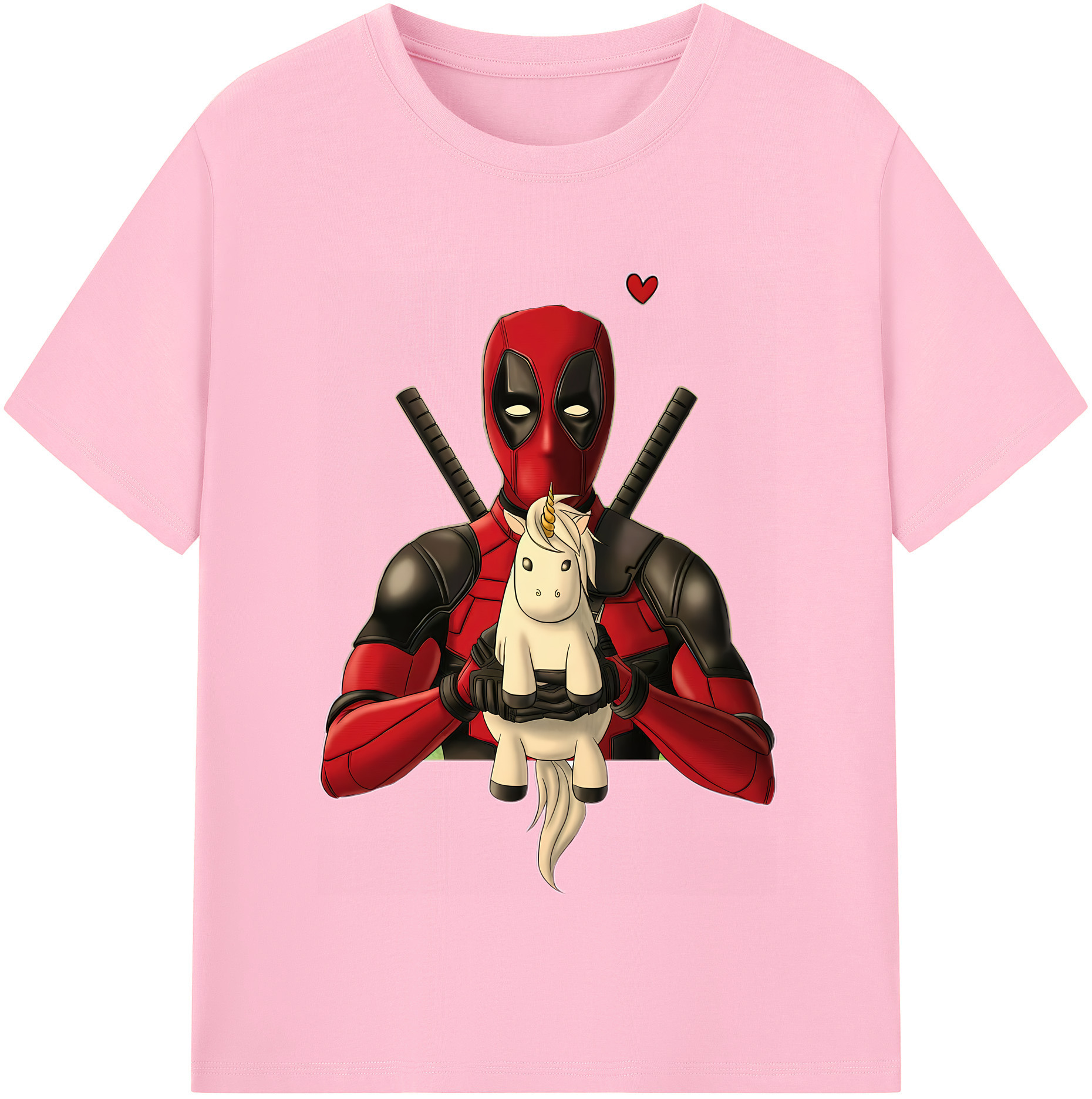 （画像用） Deadpool デッドプール 綿100％半袖Tシャツ（フロントプリント）