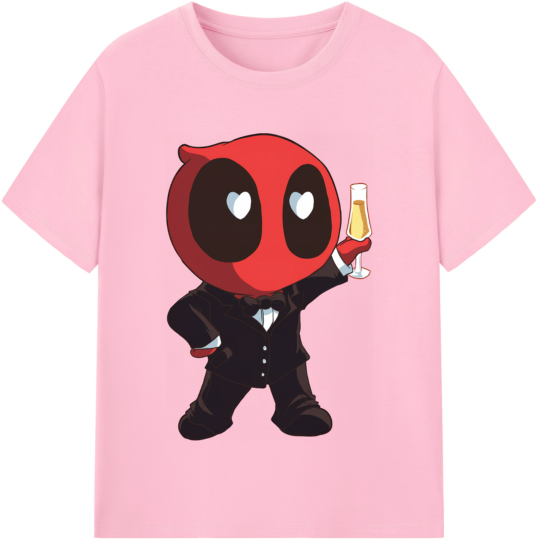 （画像用） Deadpool デッドプール 綿100％半袖Tシャツ（フロントプリント）