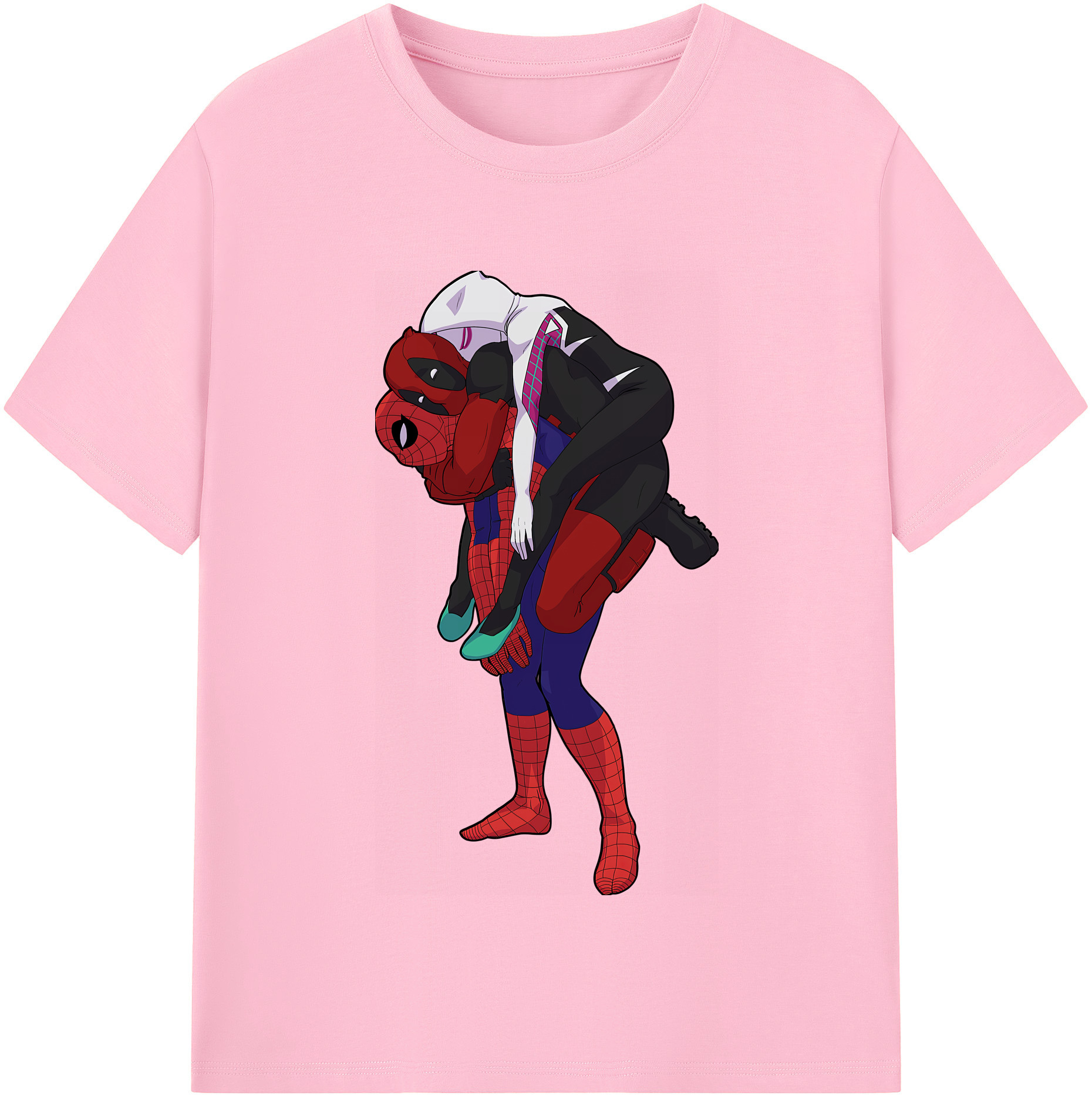 （画像用） Deadpool デッドプール 綿100％半袖Tシャツ（フロントプリント）