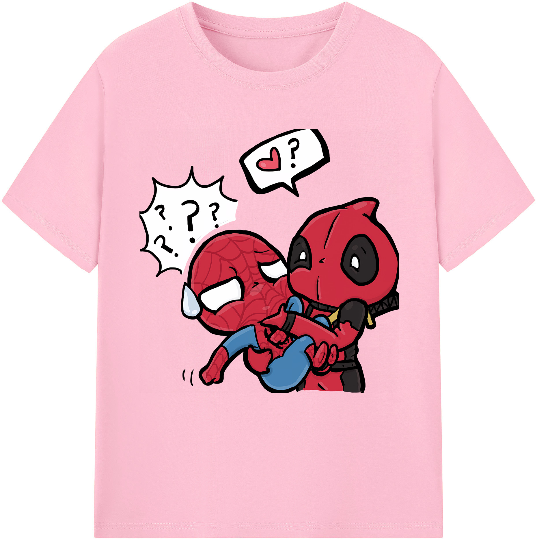 （画像用） Deadpool デッドプール 綿100％半袖Tシャツ（フロントプリント）