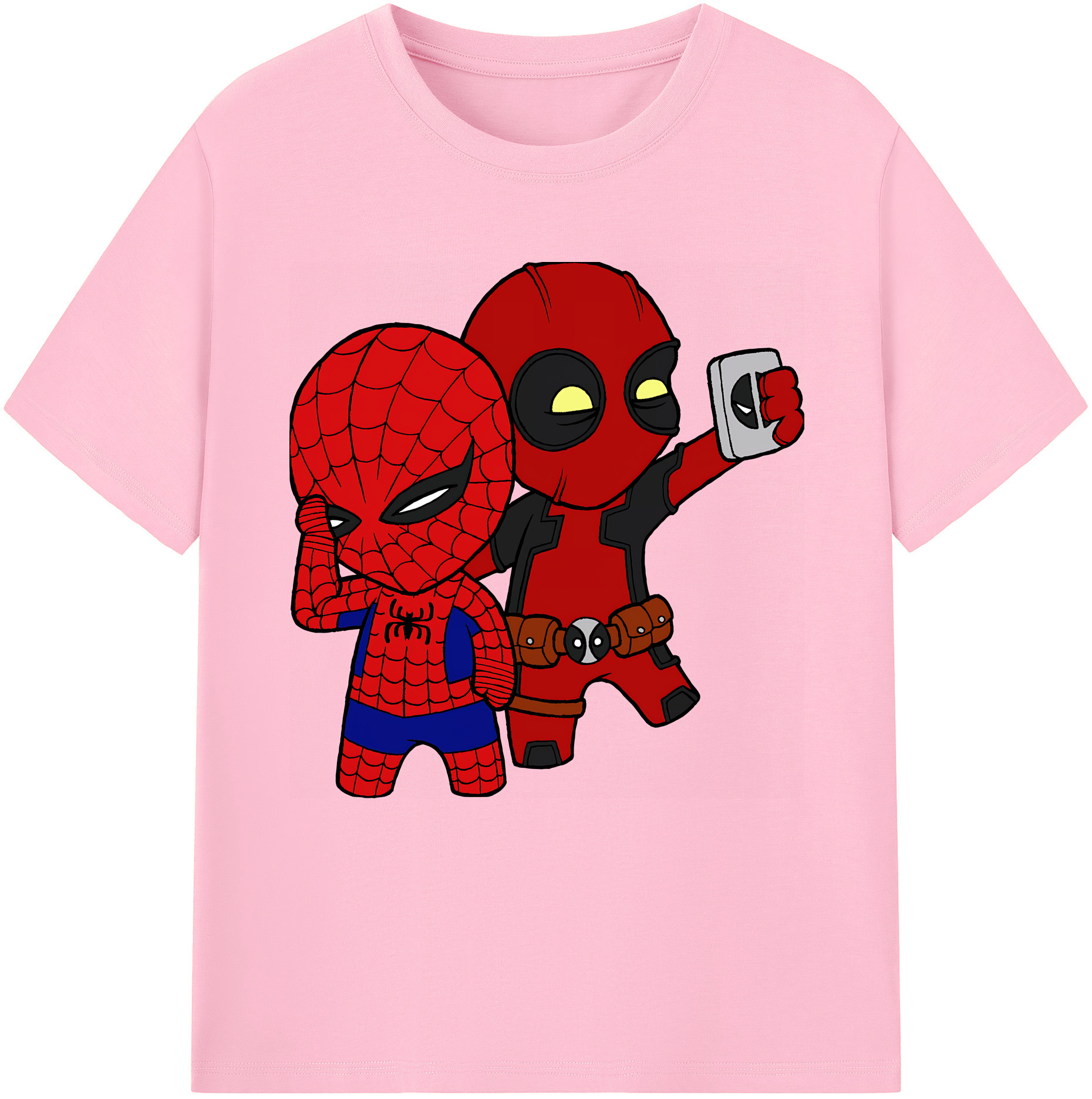（画像用） Deadpool デッドプール 綿100％半袖Tシャツ（フロントプリント）