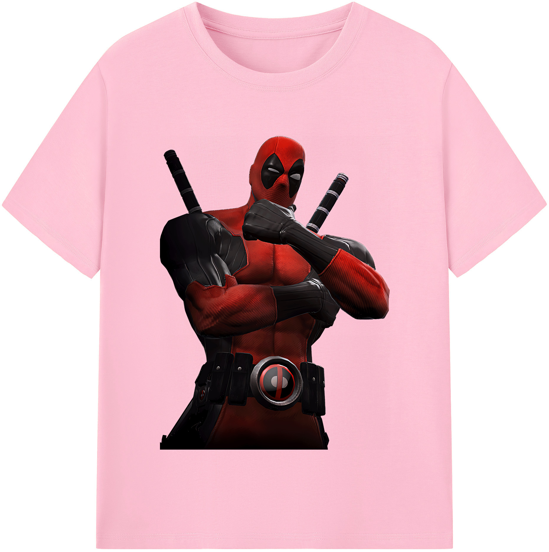 （画像用） Deadpool デッドプール 綿100％半袖Tシャツ（フロントプリント）