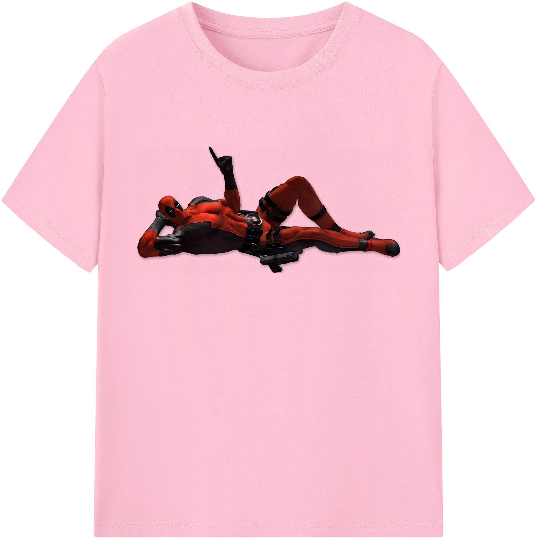 （画像用） Deadpool デッドプール 綿100％半袖Tシャツ（フロントプリント）