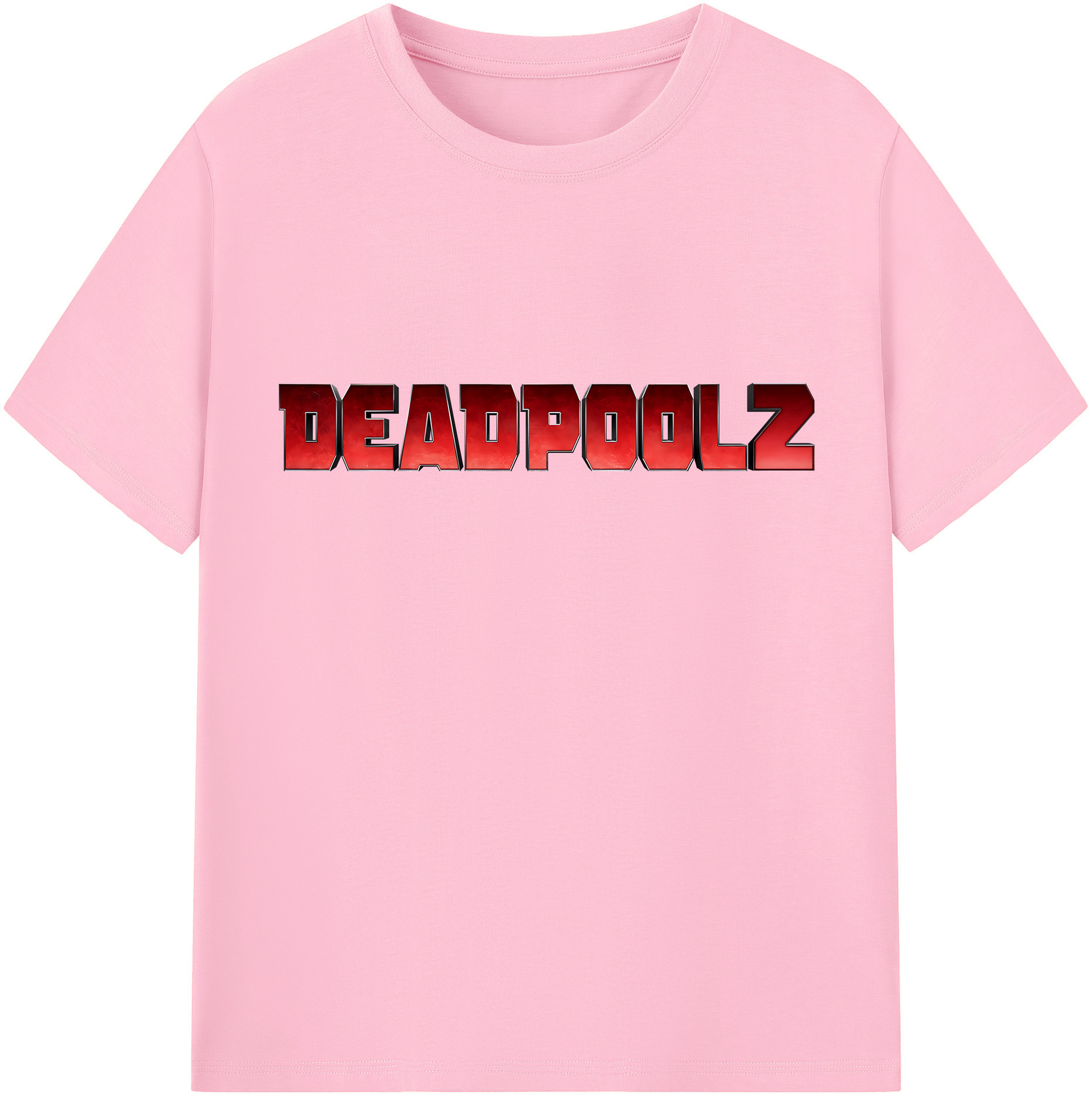 （画像用） Deadpool デッドプール 綿100％半袖Tシャツ（フロントプリント）