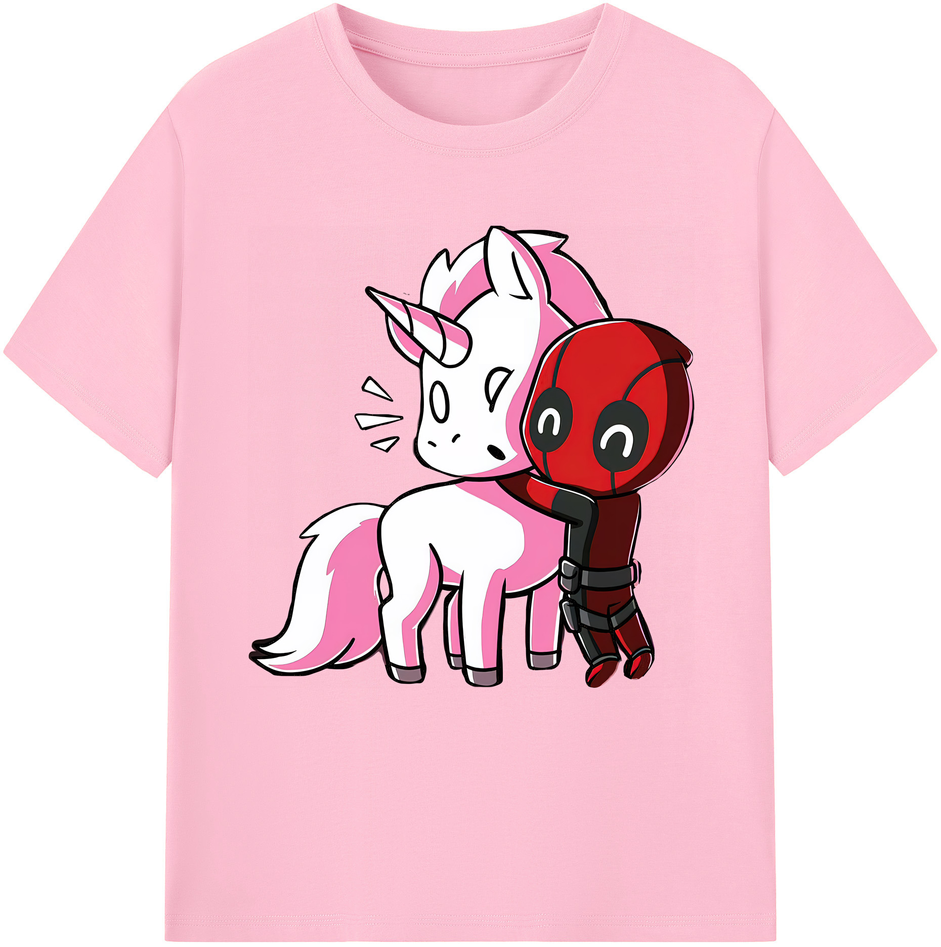 （画像用） Deadpool デッドプール 綿100％半袖Tシャツ（フロントプリント）