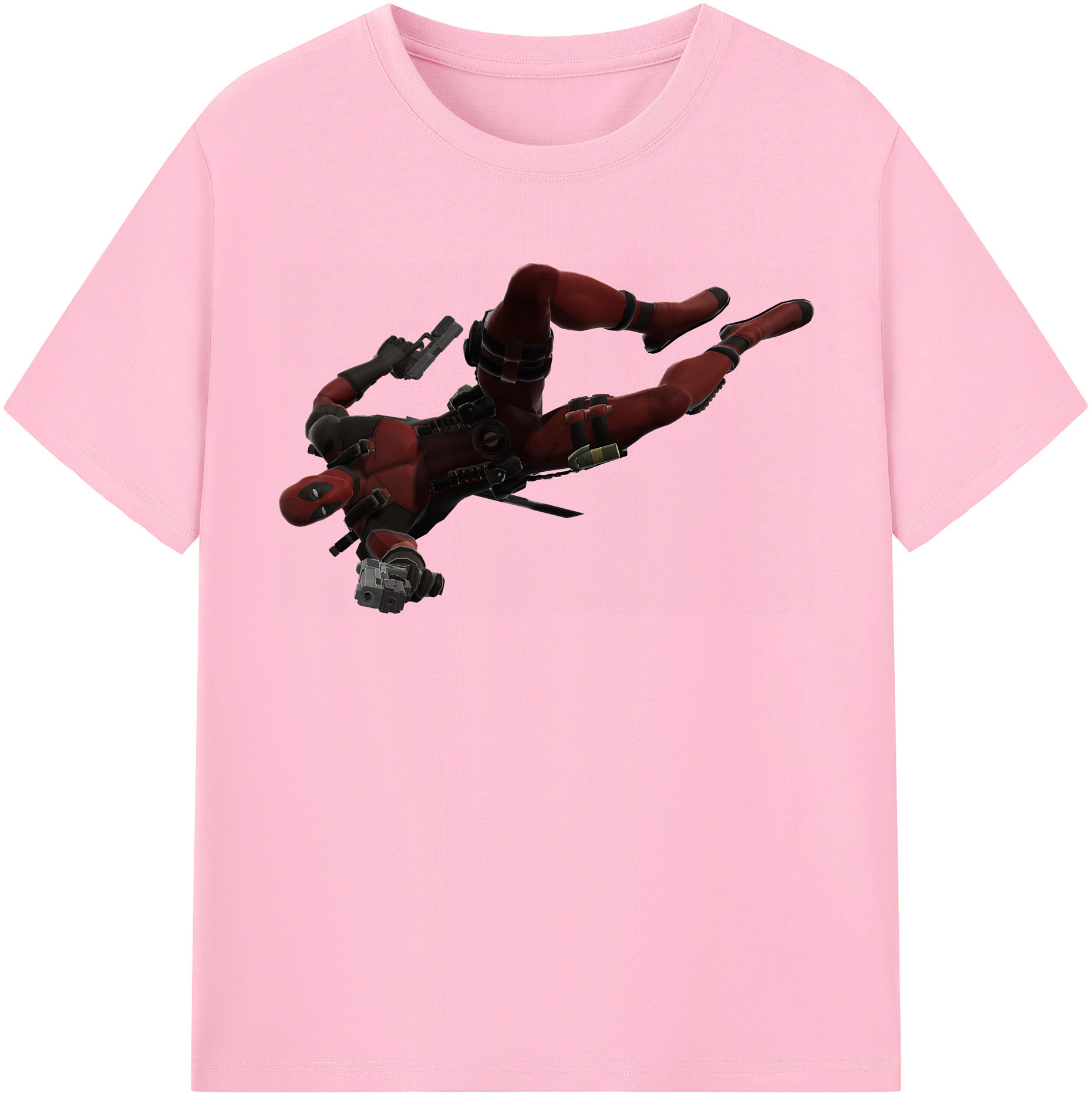 （画像用） Deadpool デッドプール 綿100％半袖Tシャツ（フロントプリント）