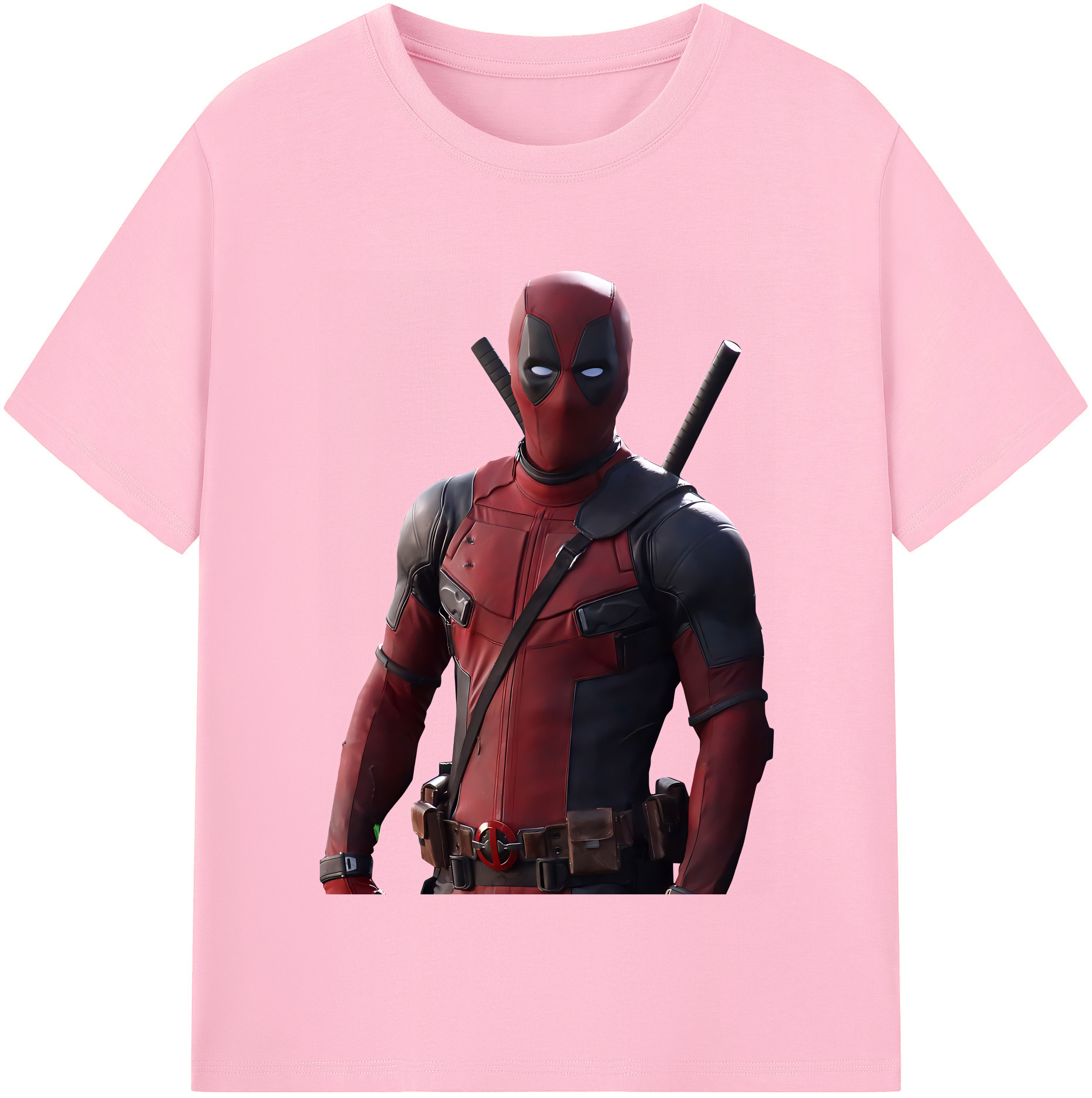 （画像用） Deadpool デッドプール 綿100％半袖Tシャツ（フロントプリント）