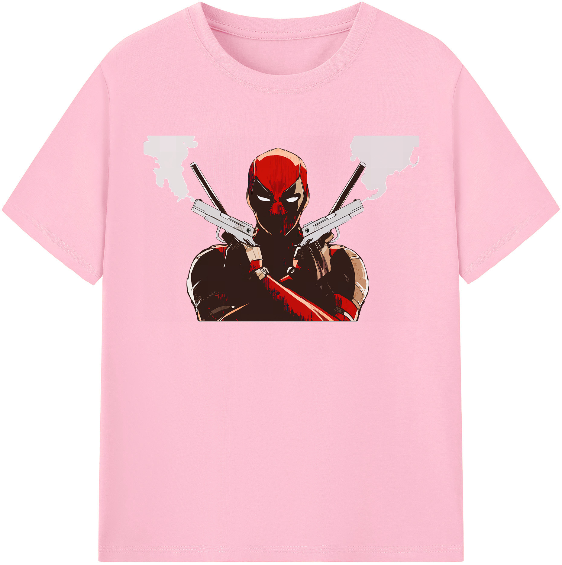 （画像用） Deadpool デッドプール 綿100％半袖Tシャツ（フロントプリント）