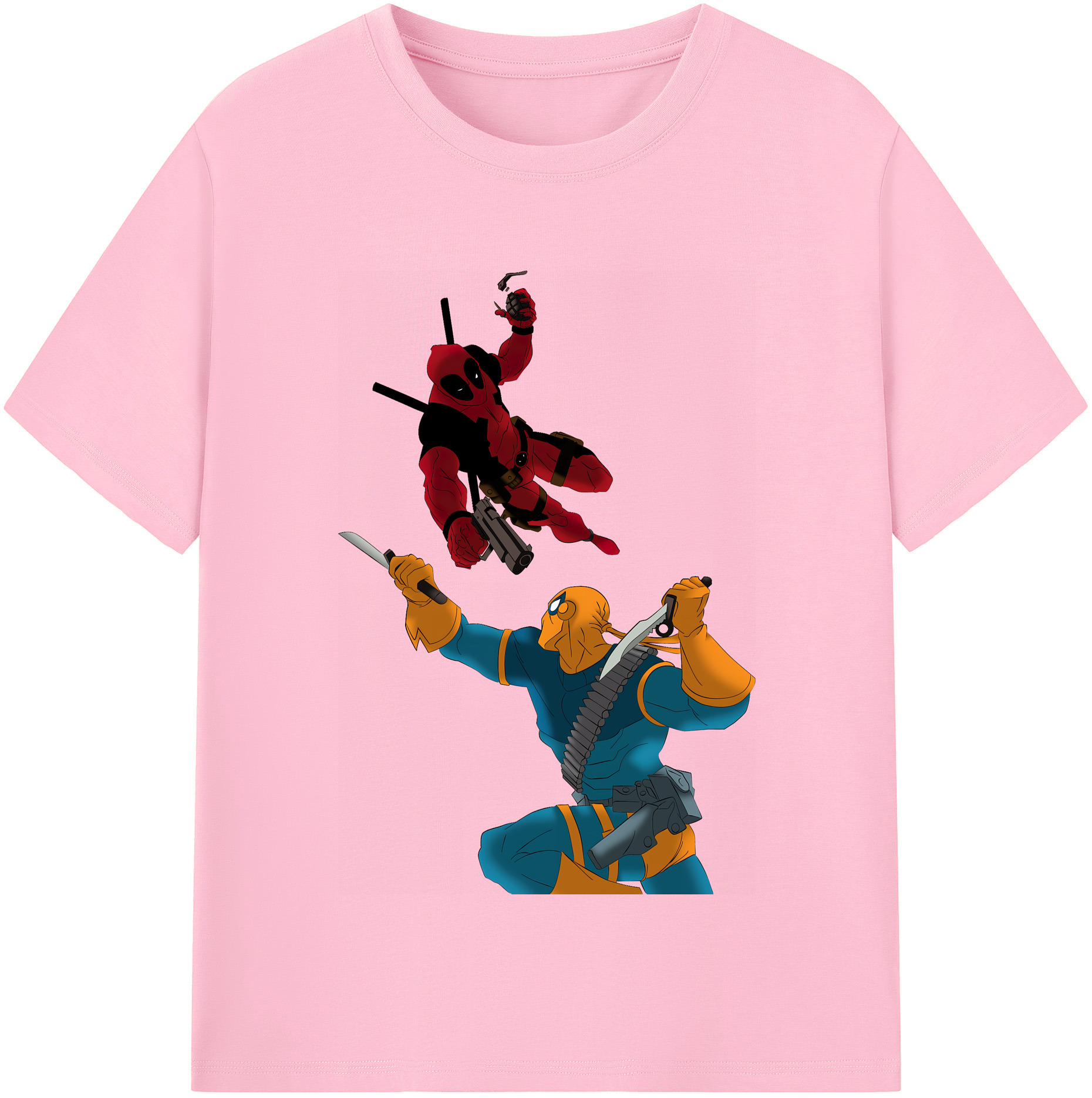（画像用） Deadpool デッドプール 綿100％半袖Tシャツ（フロントプリント）
