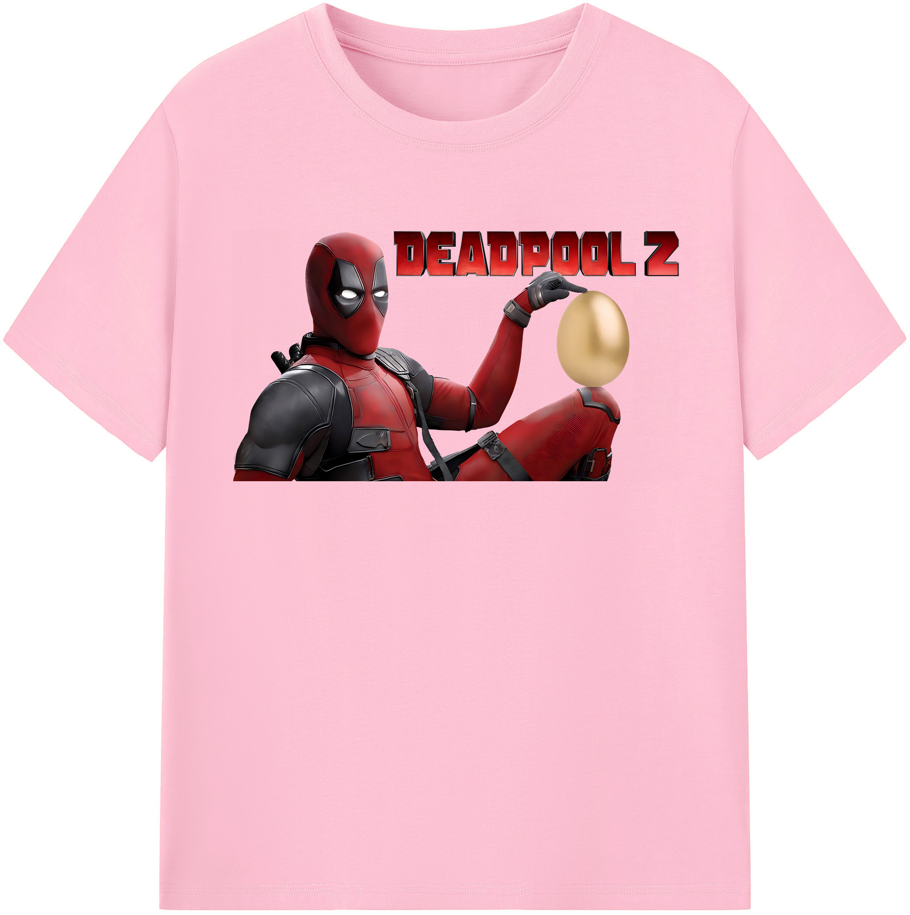 （画像用） Deadpool デッドプール 綿100％半袖Tシャツ（フロントプリント）