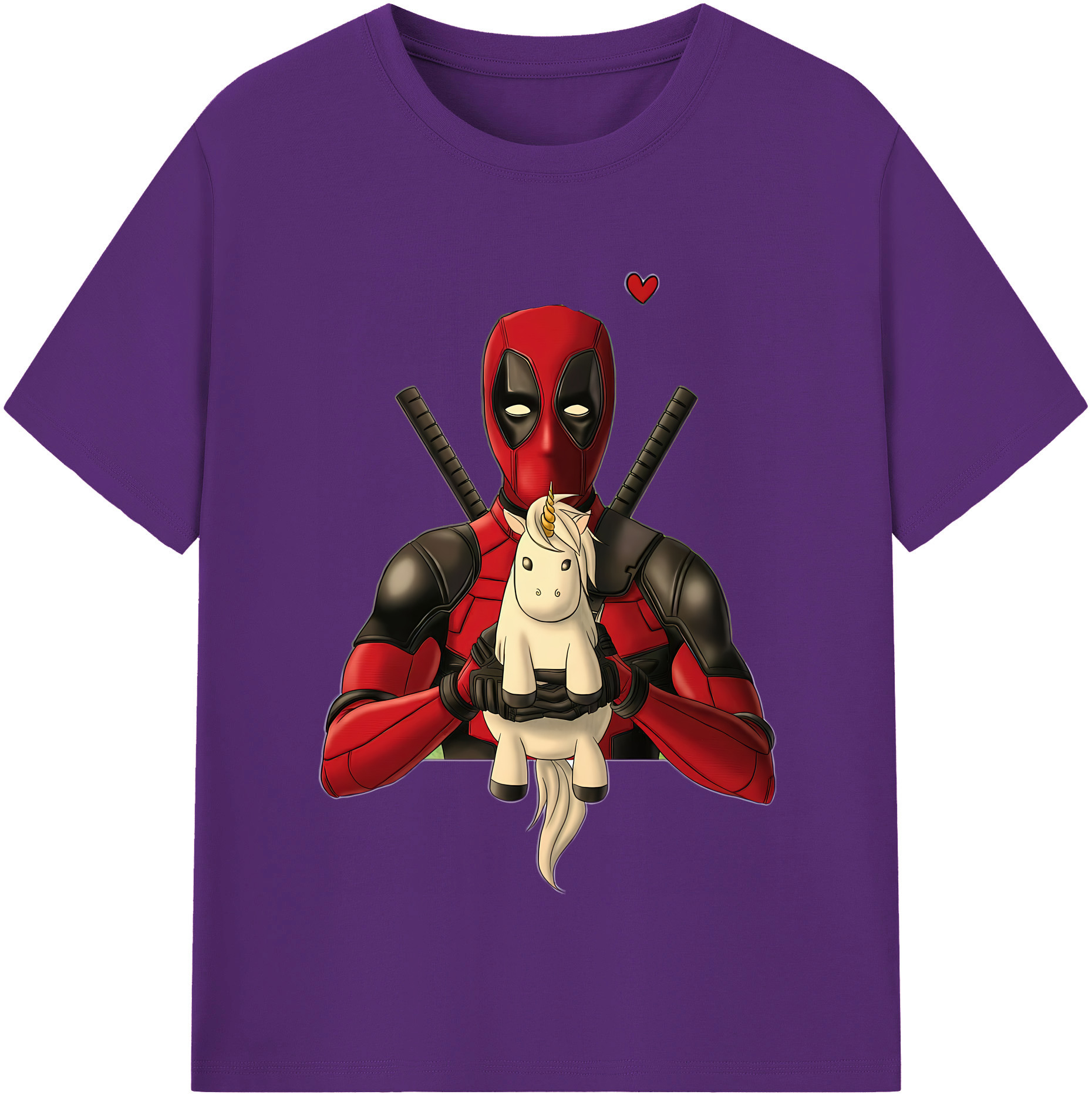 （画像用） Deadpool デッドプール 綿100％半袖Tシャツ（フロントプリント）