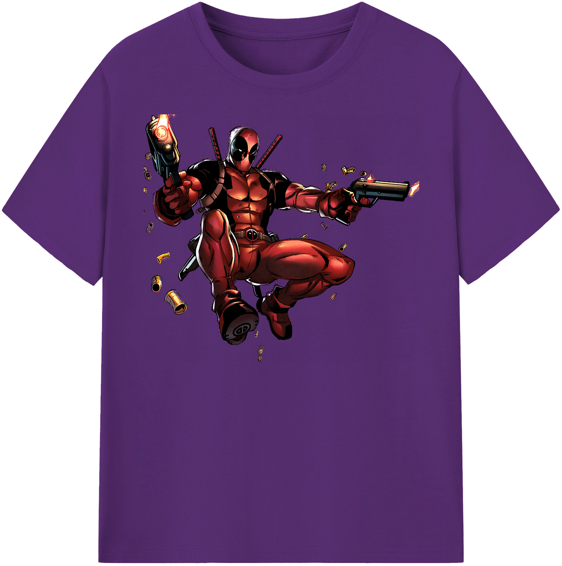 （画像用） Deadpool デッドプール 綿100％半袖Tシャツ（フロントプリント）