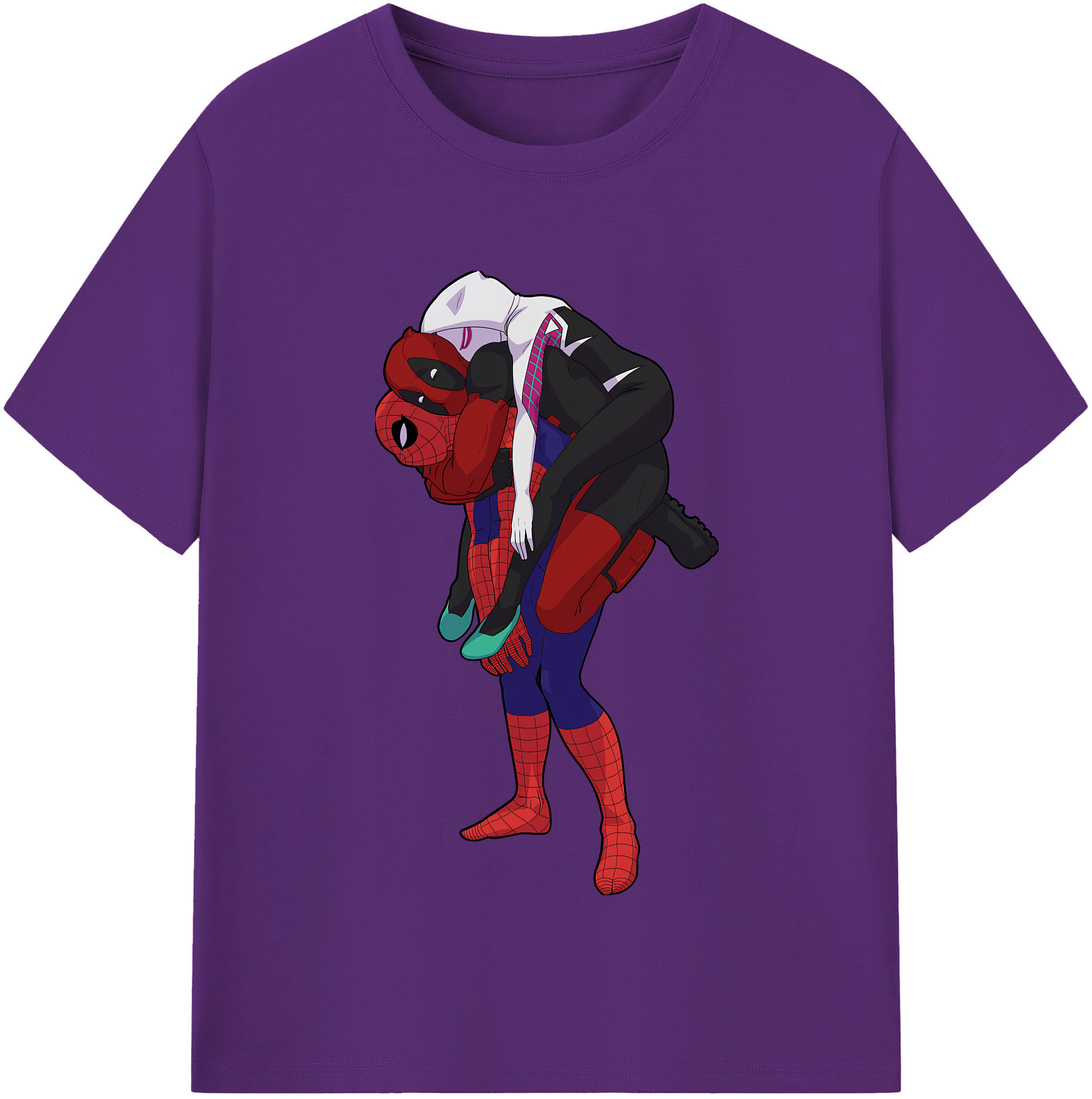 （画像用） Deadpool デッドプール 綿100％半袖Tシャツ（フロントプリント）