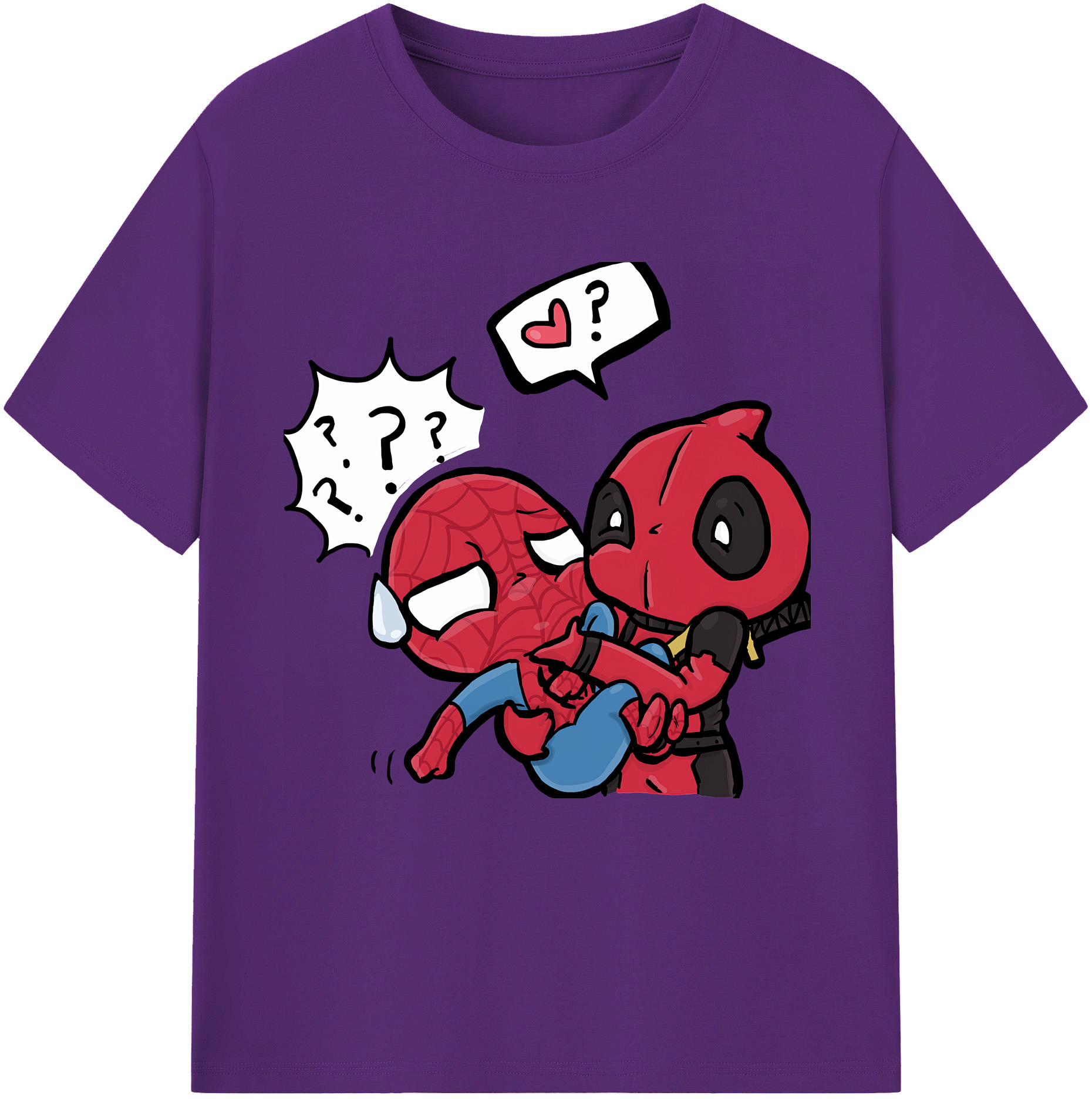（画像用） Deadpool デッドプール 綿100％半袖Tシャツ（フロントプリント）
